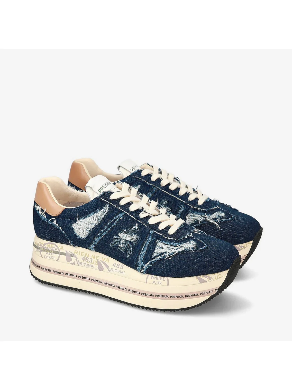 PREMIATA Sneaker Donna  BETH VAR 6714 Blu - Image 4