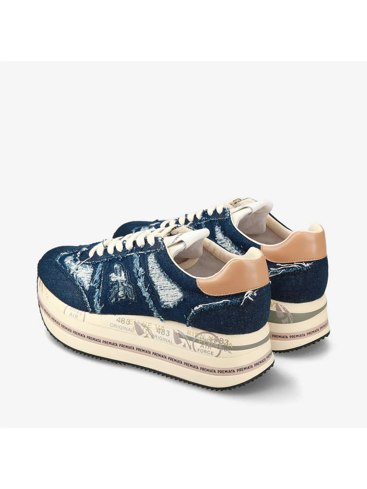 PREMIATA Sneaker Donna  BETH VAR 6714 Blu - Image 5