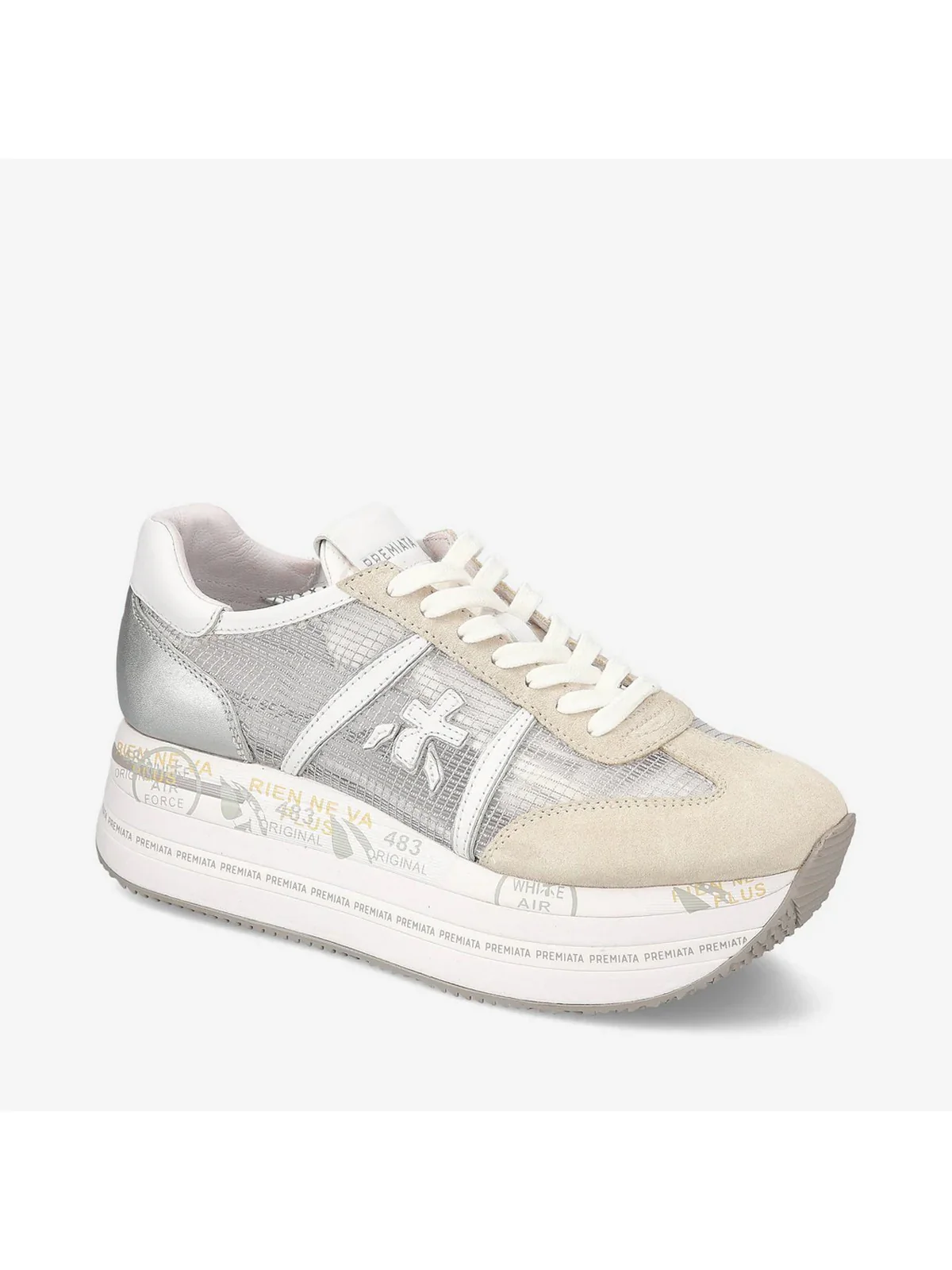 PREMIATA Sneaker Donna BETH VAR 6792 Beige - Image 2