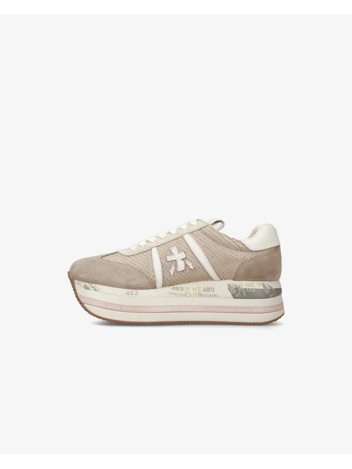 PREMIATA Sneaker Donna BETH VAR 7039 Beige - Image 2