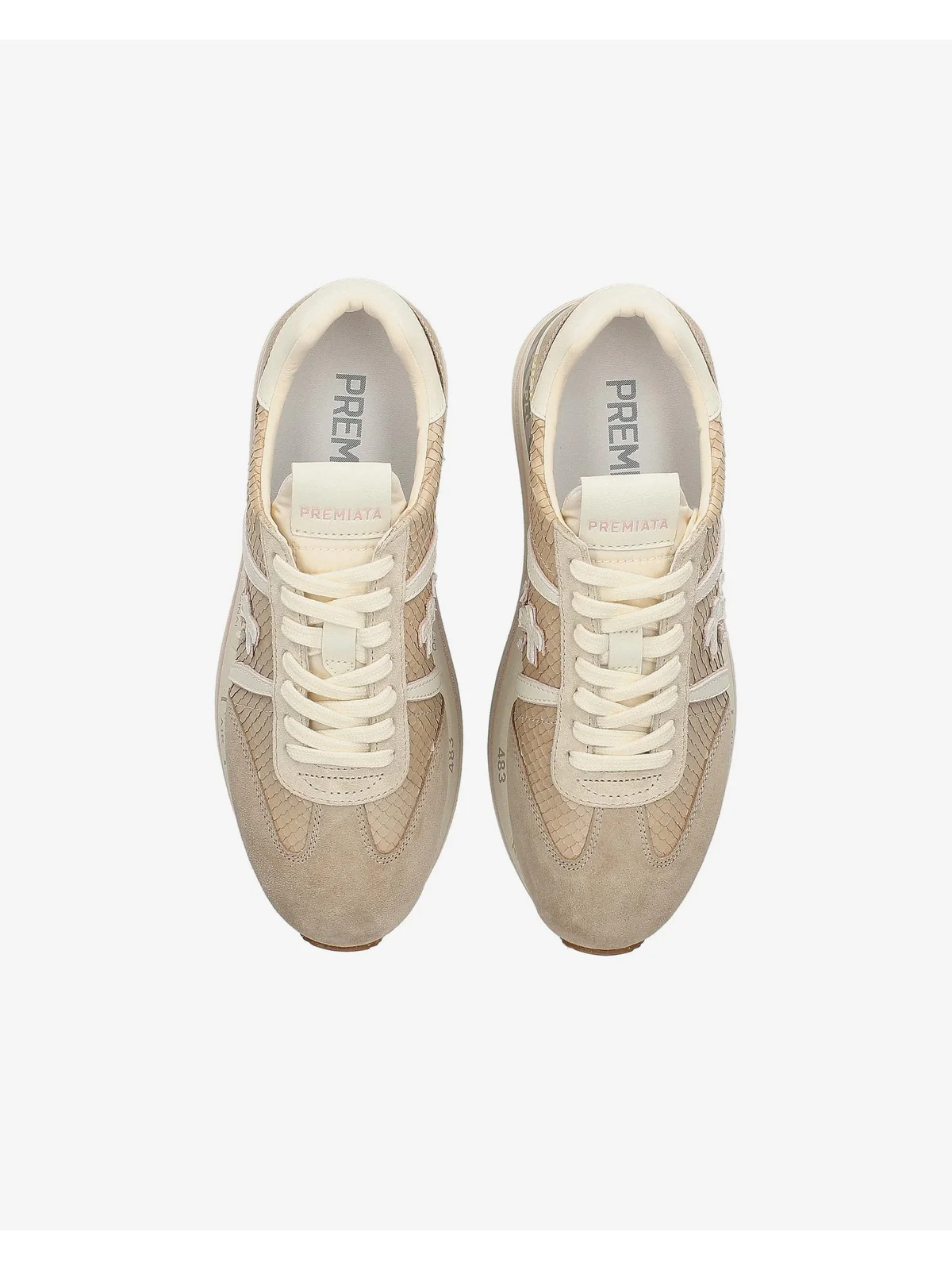 PREMIATA Sneaker Donna BETH VAR 7039 Beige - Image 4