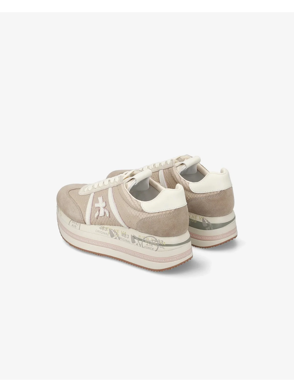 PREMIATA Sneaker Donna BETH VAR 7039 Beige - Image 5