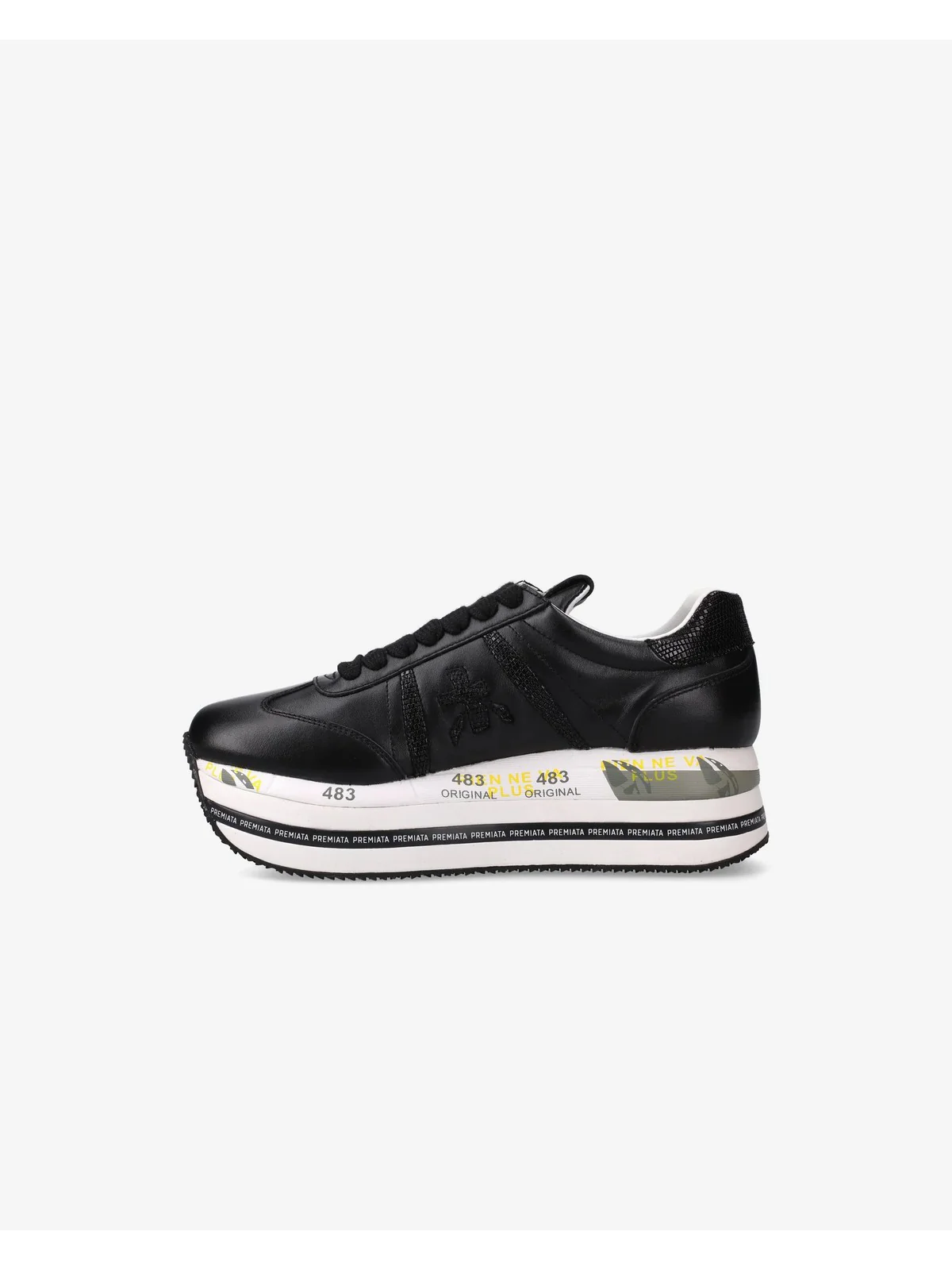 PREMIATA Sneaker Donna BETH VAR 7107 Nero - Image 4