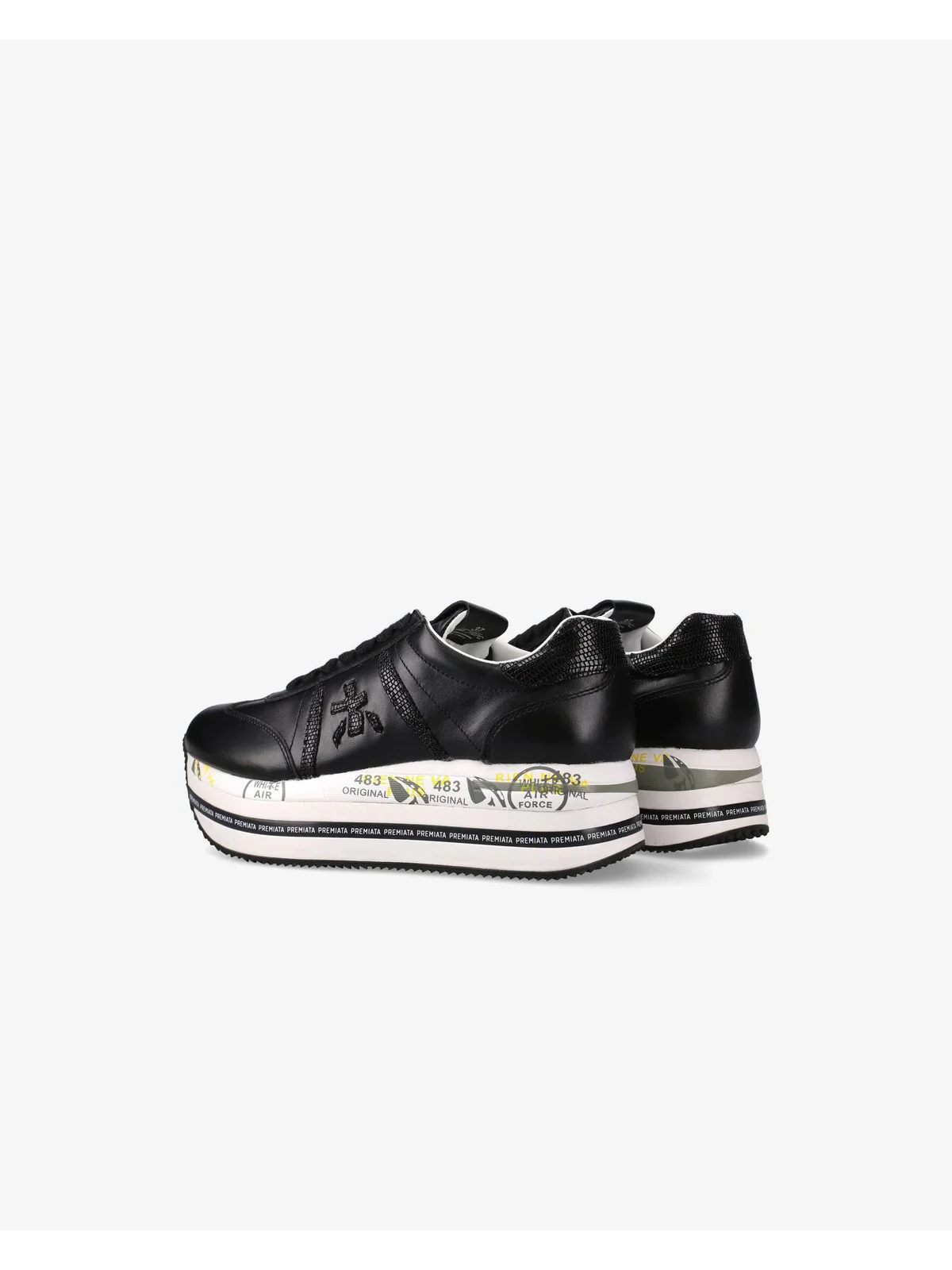 PREMIATA Sneaker Donna BETH VAR 7107 Nero - Image 5