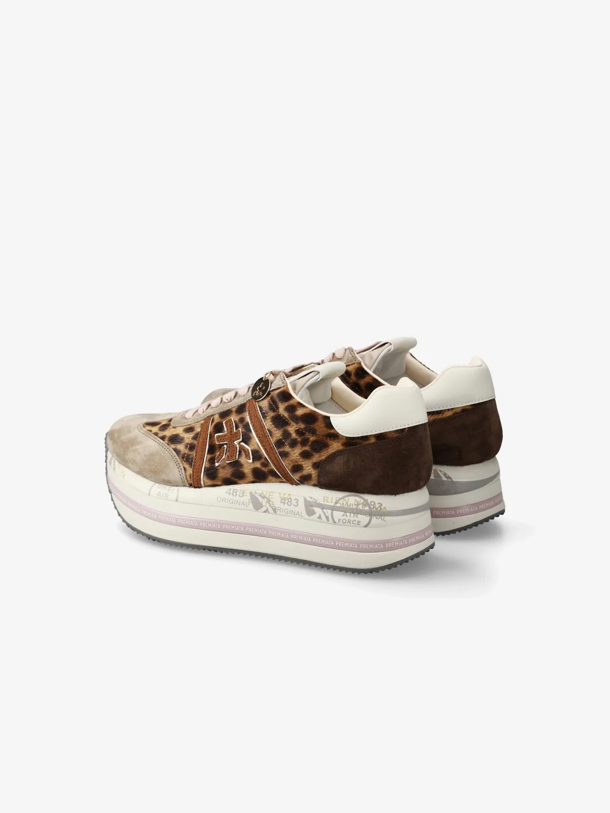 PREMIATA Sneaker Donna  BETH VAR 7741 ANIMALIER LEO - Image 3
