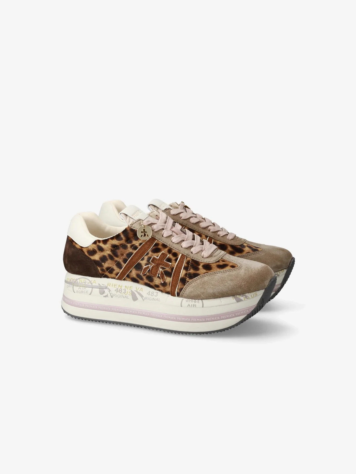 PREMIATA Sneaker Donna  BETH VAR 7741 ANIMALIER LEO - Image 5