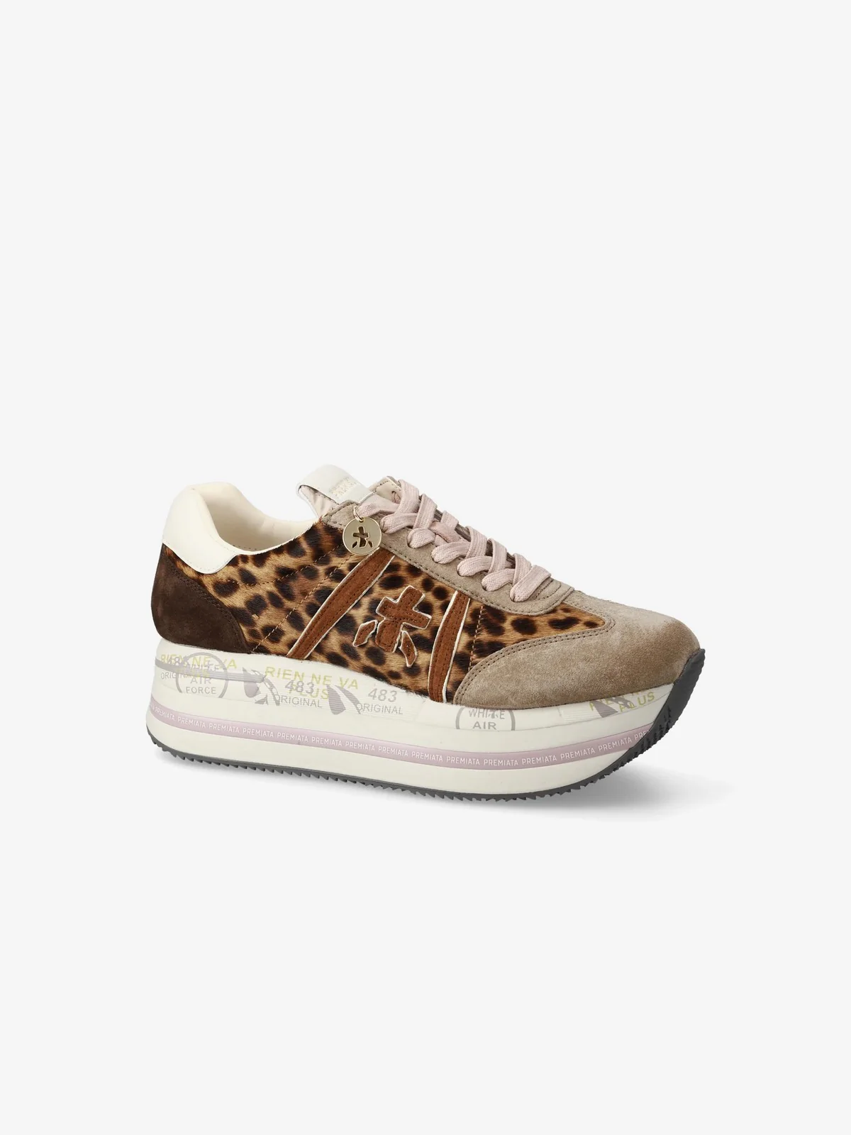 PREMIATA Sneaker Donna  BETH VAR 7741 ANIMALIER LEO - Image 6