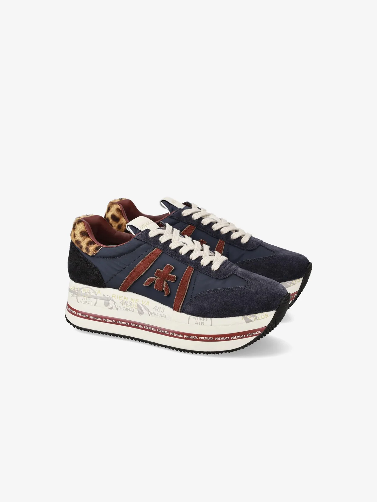 PREMIATA Sneaker Donna  BETH VAR 7743 BLUE - Image 5