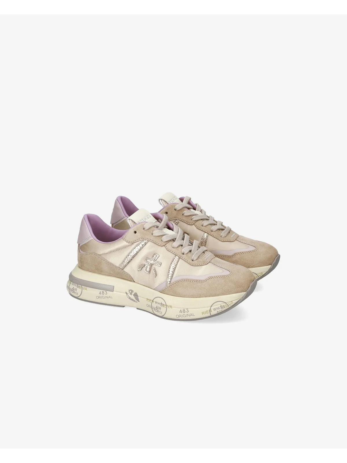 PREMIATA Sneaker Donna  CASSIE VAR 6995 Beige - Image 4
