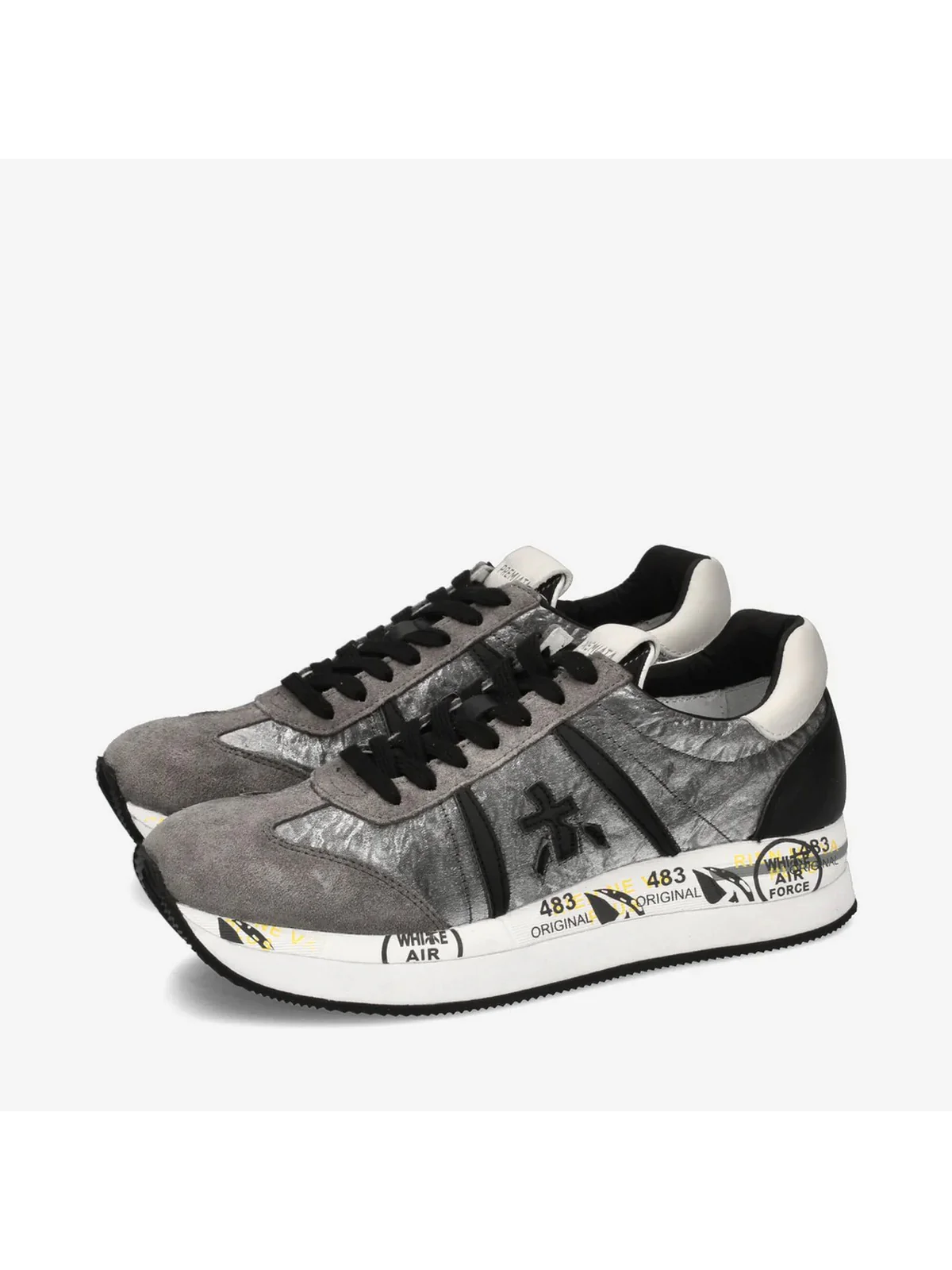 PREMIATA Sneaker Donna  CONNY VAR 1493 Grigio - Image 4
