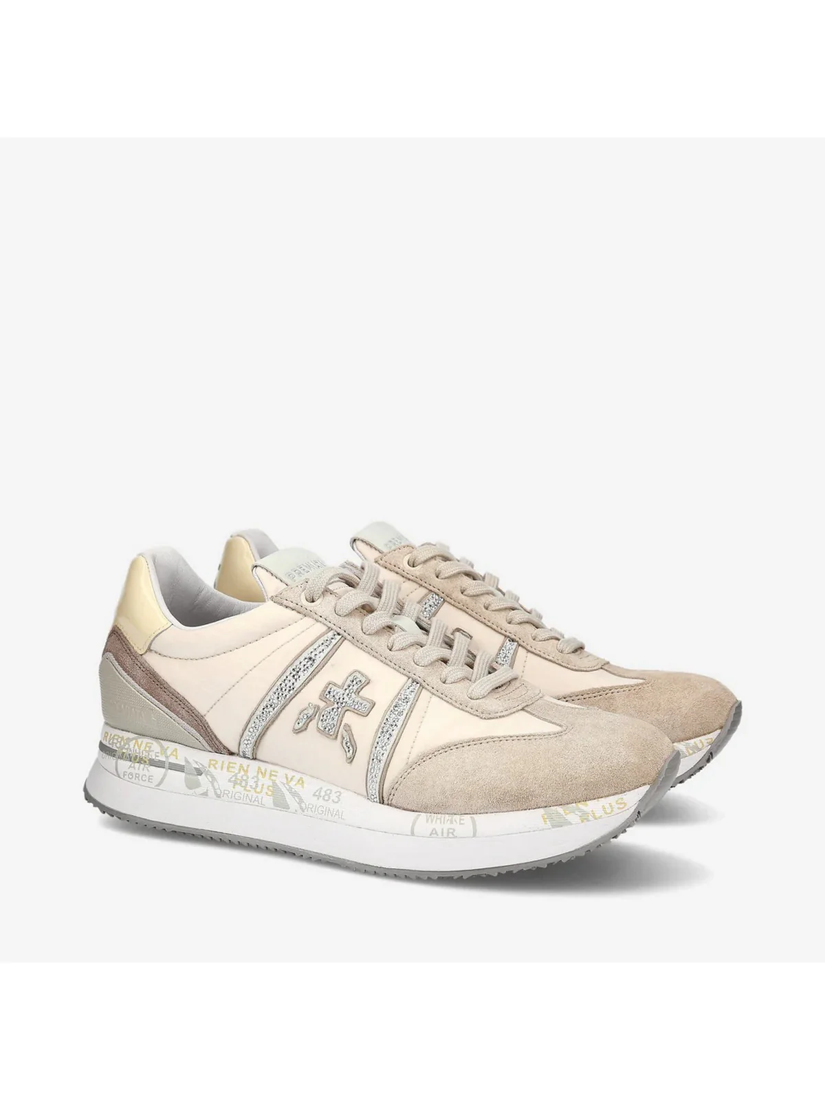 PREMIATA Sneaker Donna  CONNY VAR 6671 Beige - Image 4