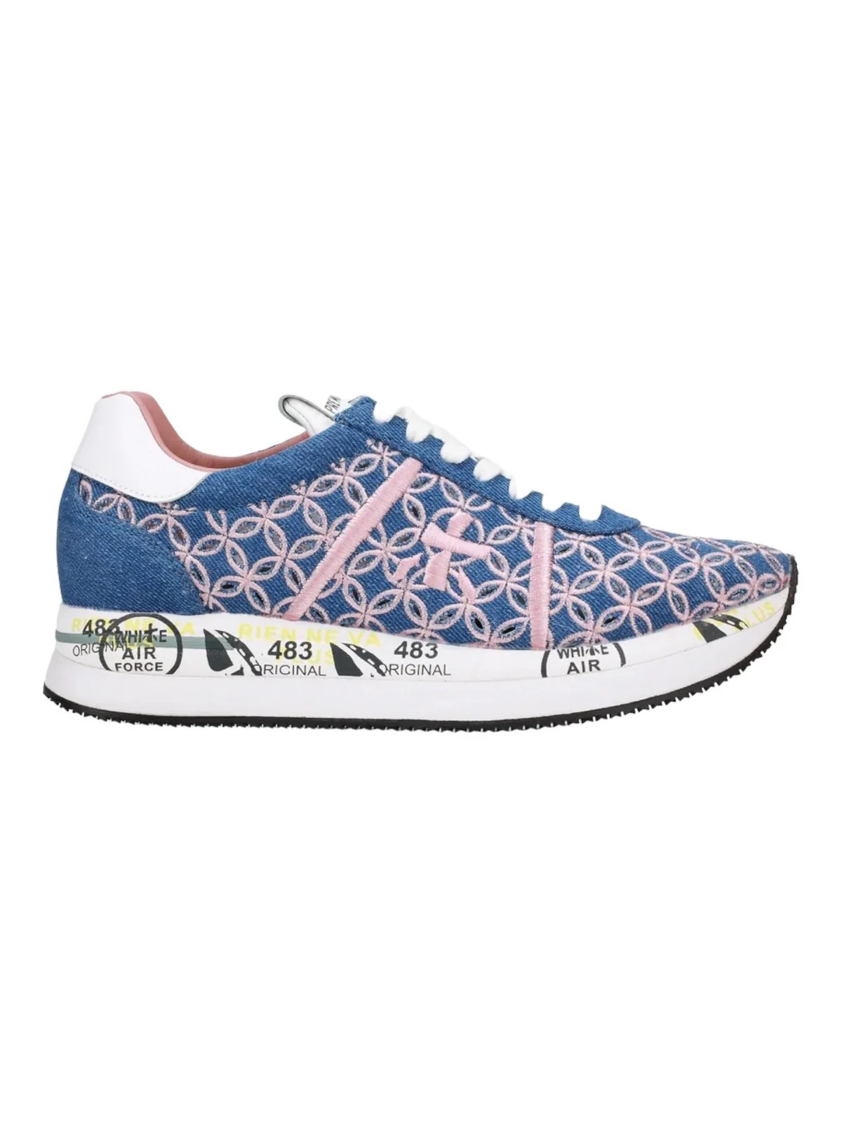 PREMIATA Sneaker Donna CONNY VAR 6708 Blu