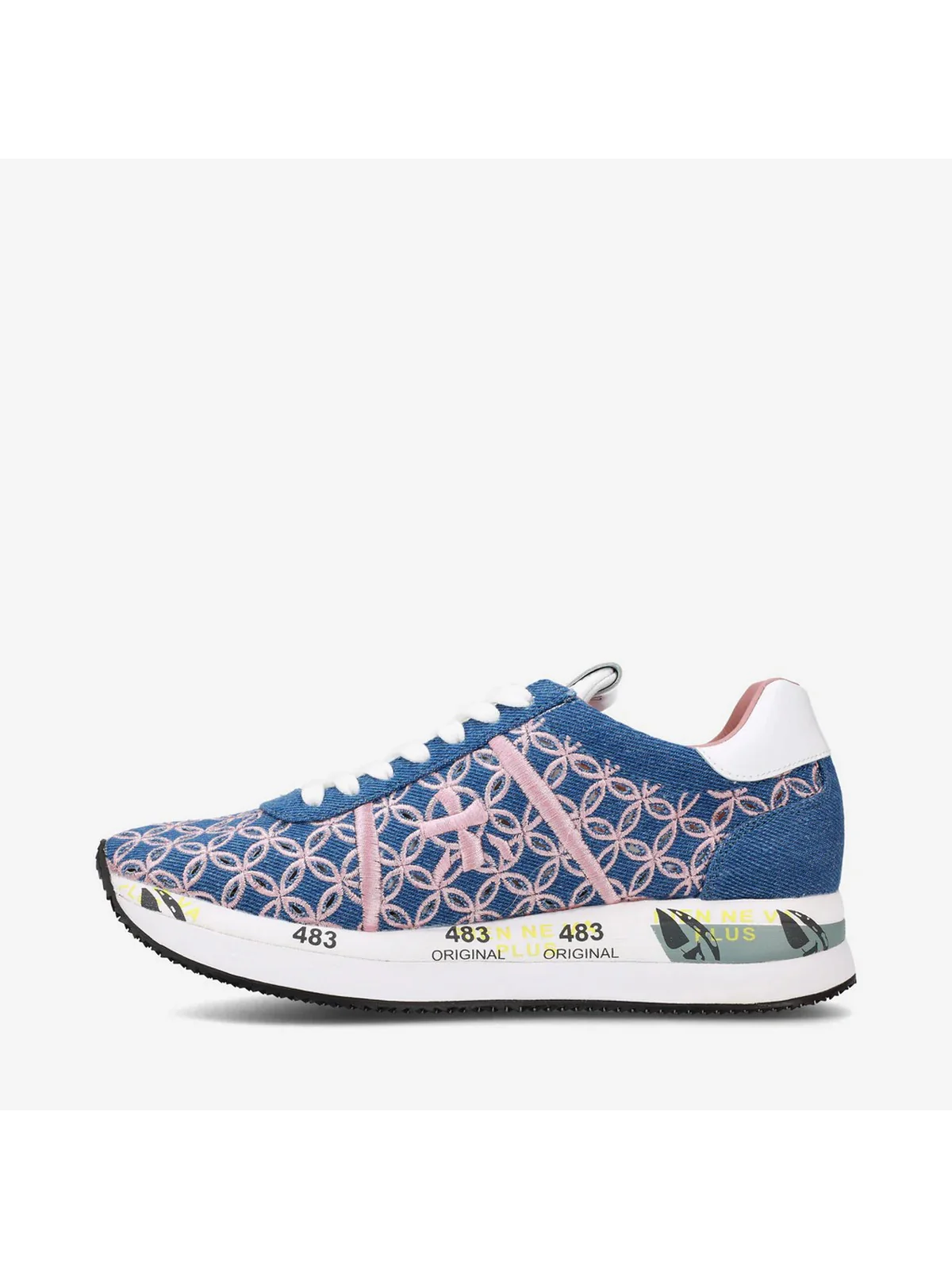 PREMIATA Sneaker Donna CONNY VAR 6708 Blu - Image 3