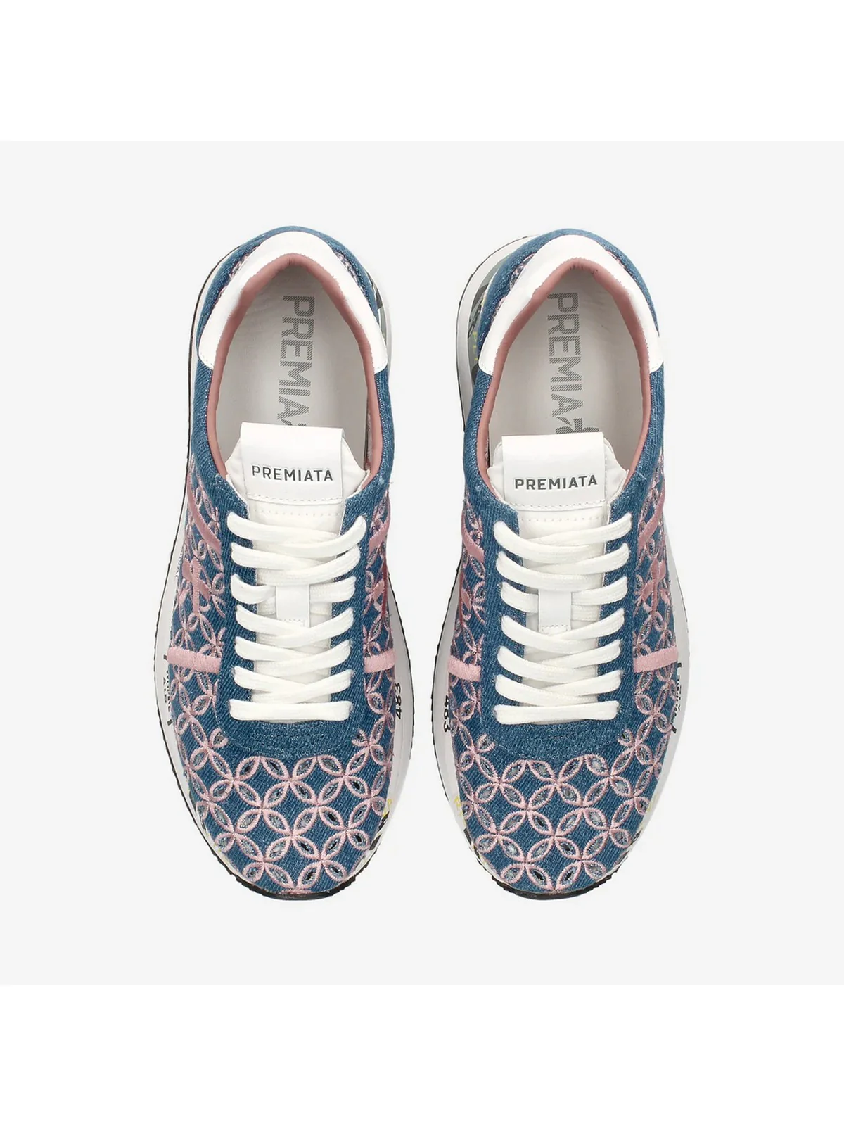 PREMIATA Sneaker Donna CONNY VAR 6708 Blu - Image 6