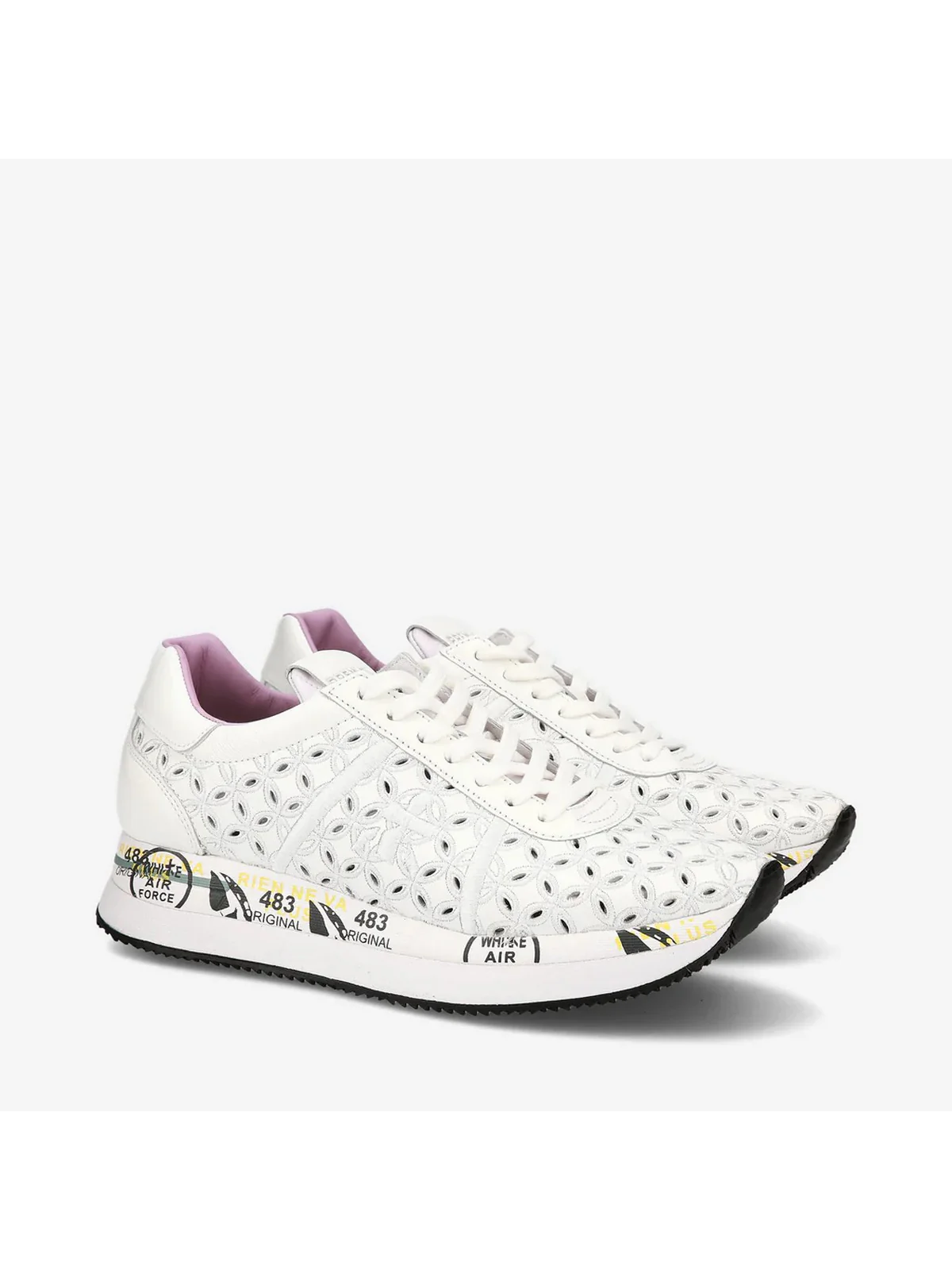 PREMIATA Sneaker Donna  CONNY VAR 6749 Bianco - Image 4