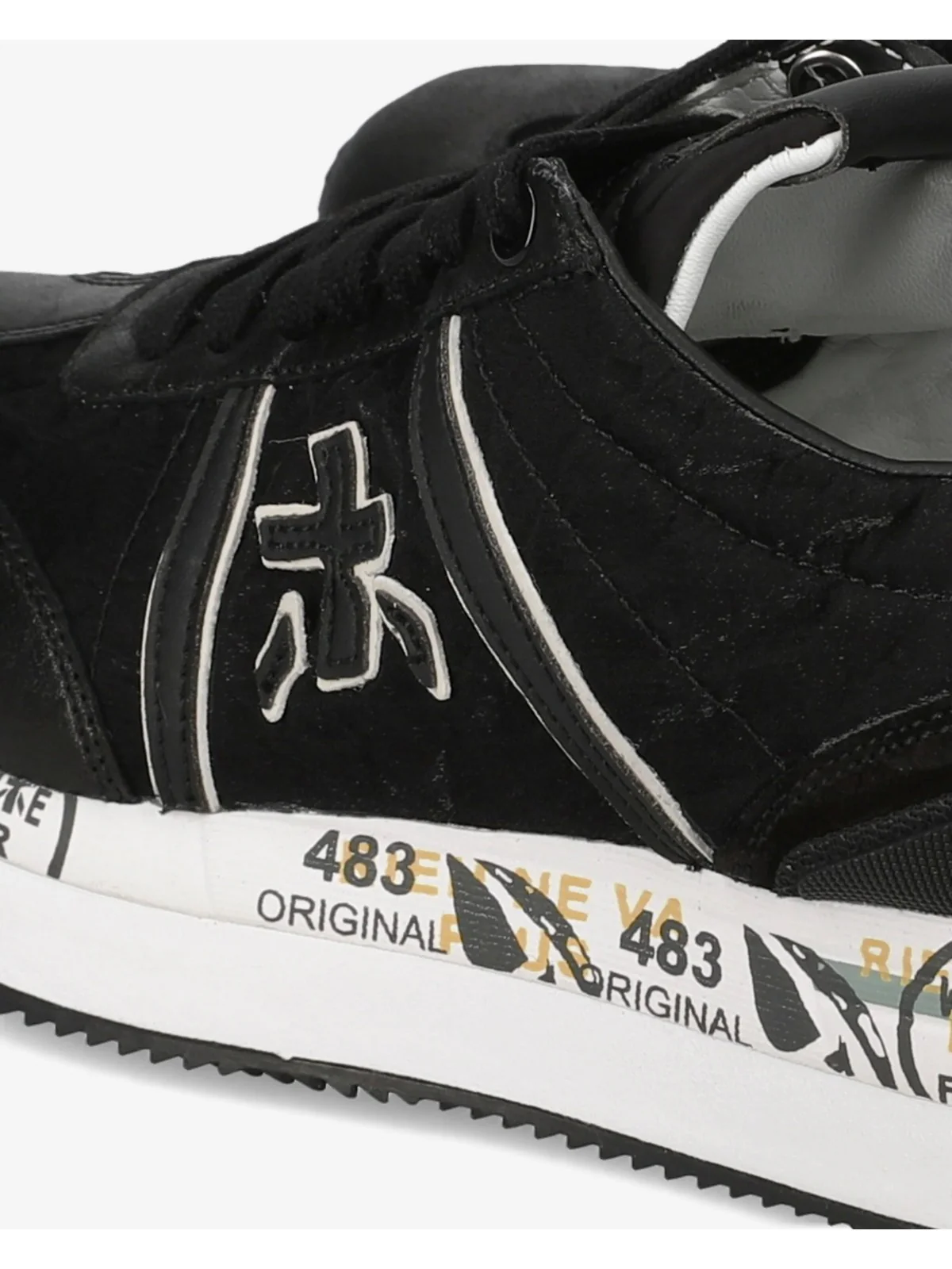 PREMIATA Sneaker Donna CONNY VAR 6987 Nero - Image 2