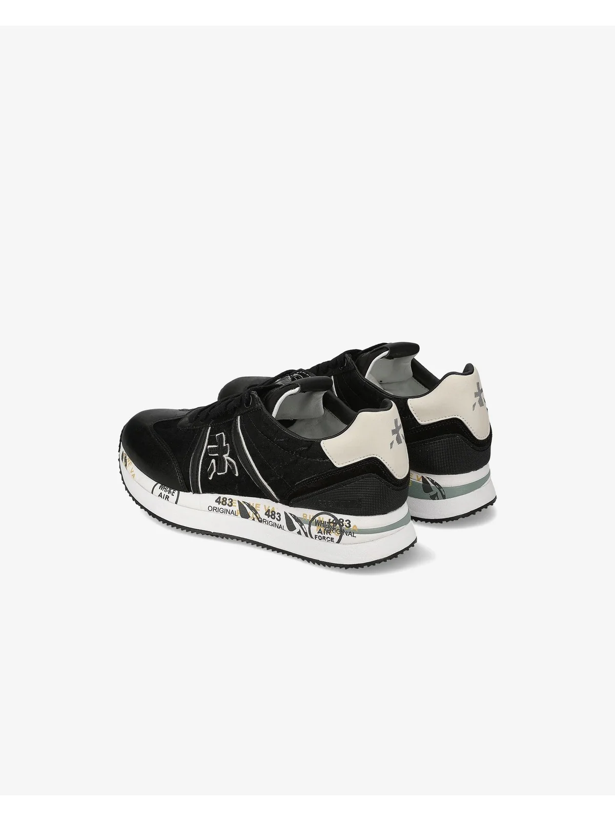 PREMIATA Sneaker Donna CONNY VAR 6987 Nero - Image 3