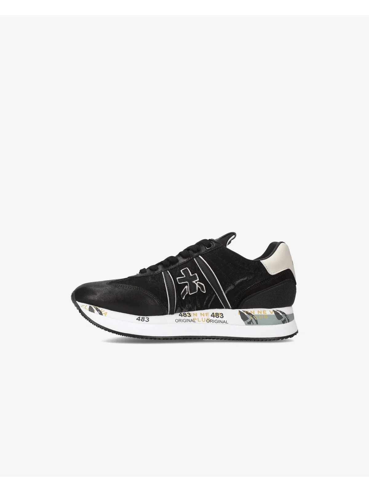 PREMIATA Sneaker Donna CONNY VAR 6987 Nero - Image 5