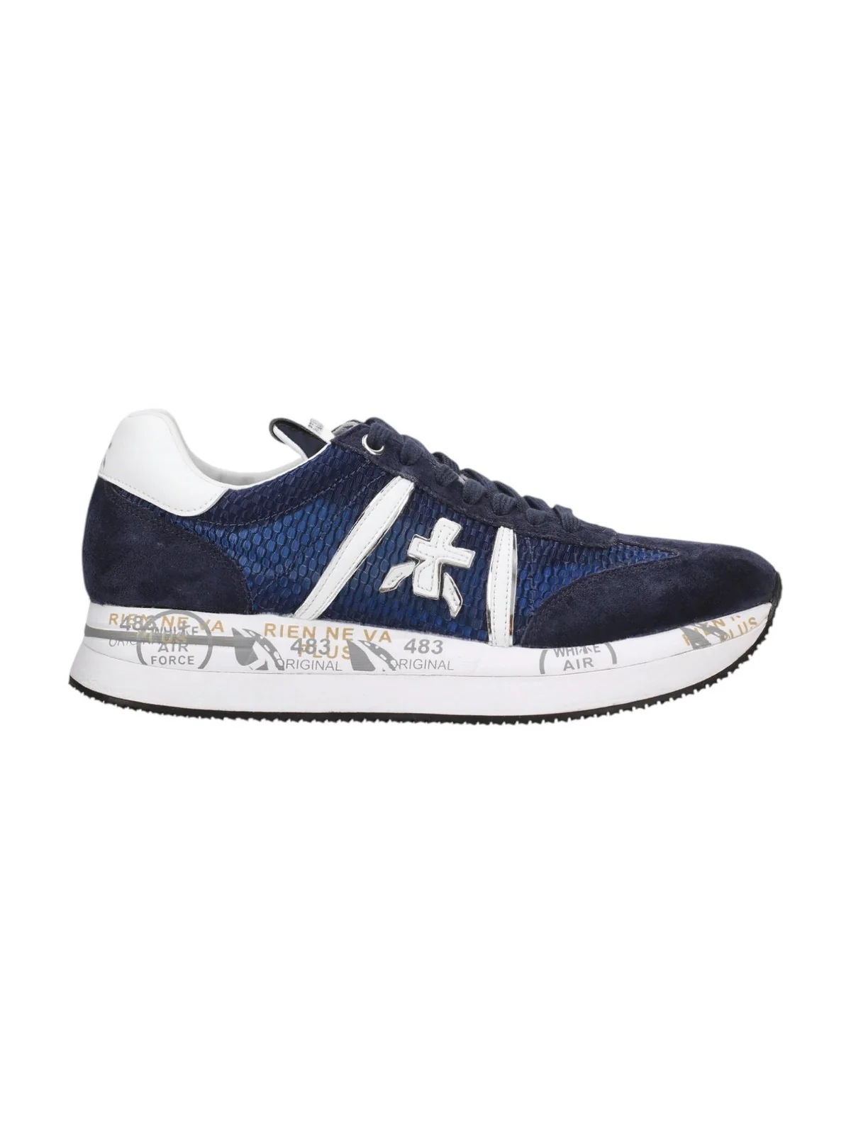 PREMIATA Sneaker Donna CONNY VAR 7368 Blu