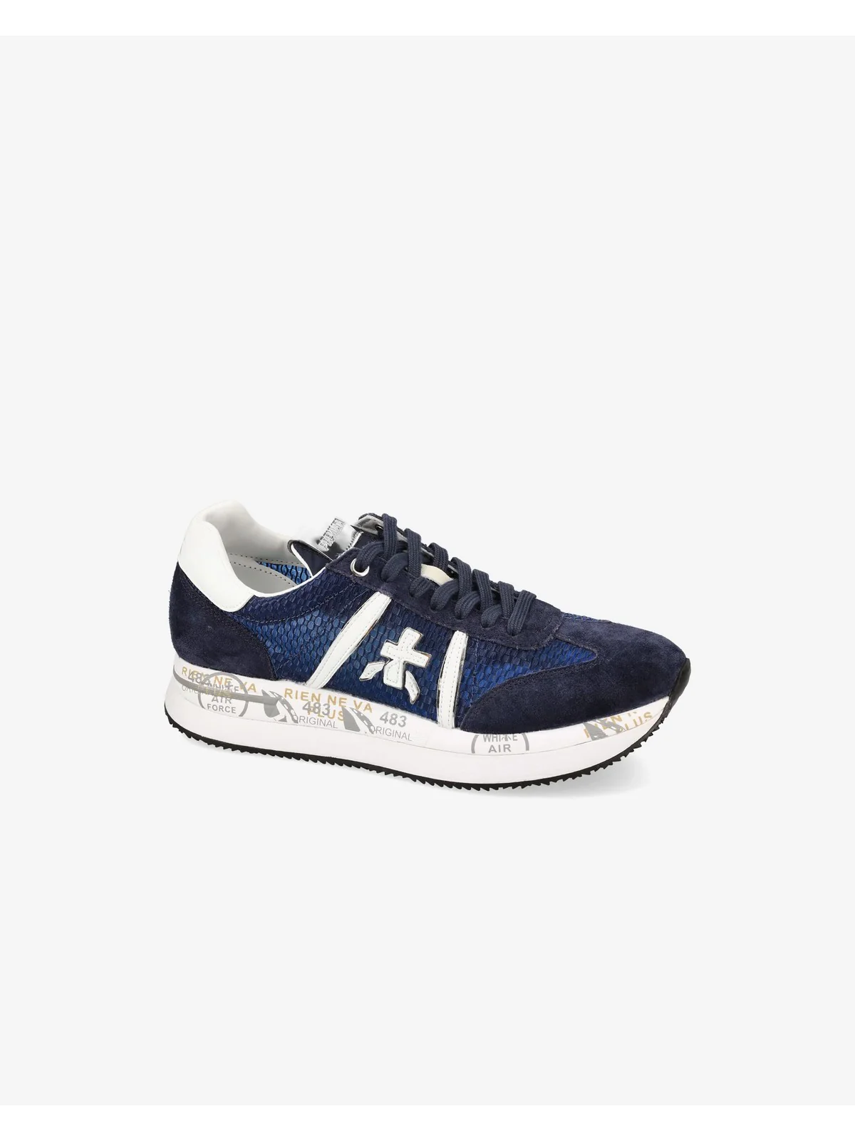 PREMIATA Sneaker Donna CONNY VAR 7368 Blu - Image 4