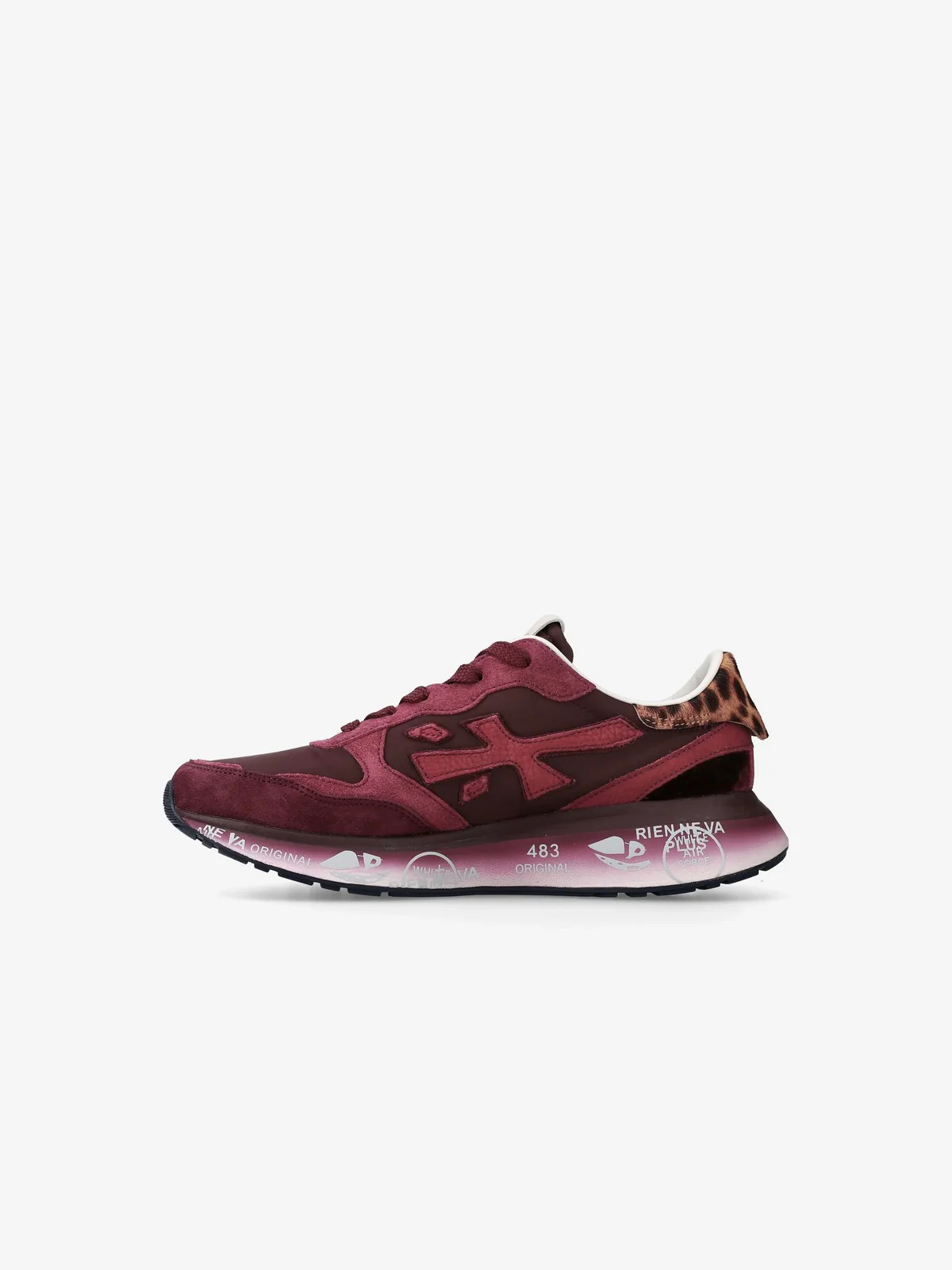 PREMIATA Sneaker Donna  LAURYN VAR 7789 BURGUNDY - Image 4