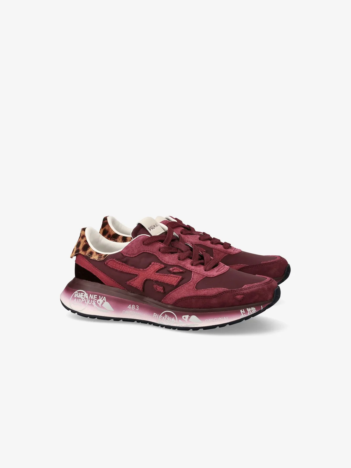 PREMIATA Sneaker Donna  LAURYN VAR 7789 BURGUNDY - Image 5