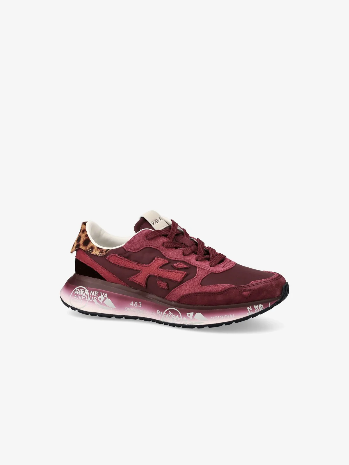 PREMIATA Sneaker Donna  LAURYN VAR 7789 BURGUNDY - Image 6