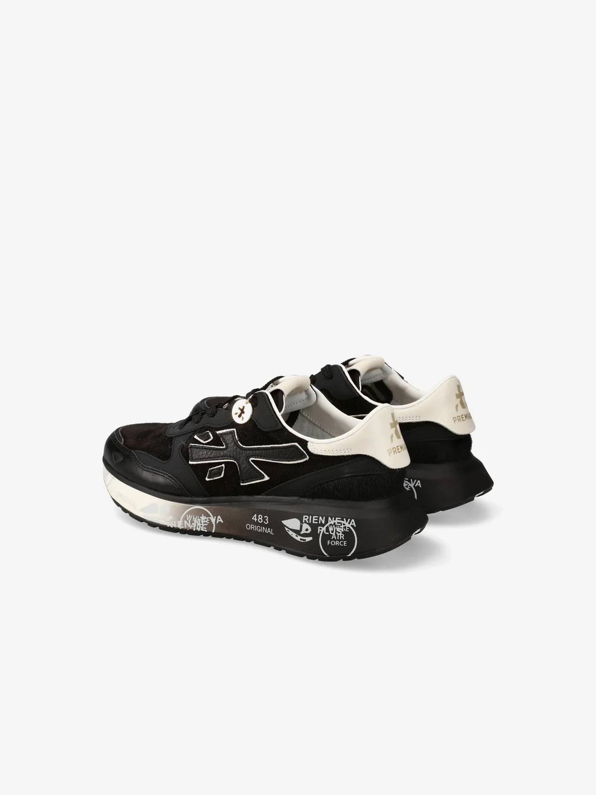 PREMIATA Sneaker Donna  LAURYN VAR 7803 BLACK - Image 3