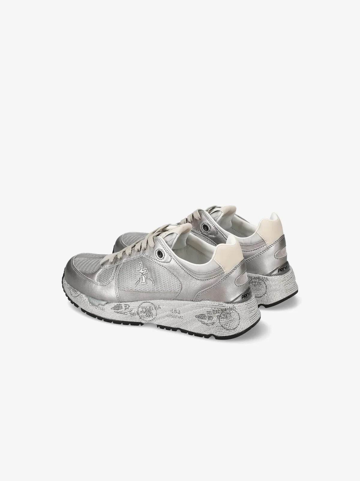 PREMIATA Sneaker Donna MASED VAR 7093 SILVER - Image 3