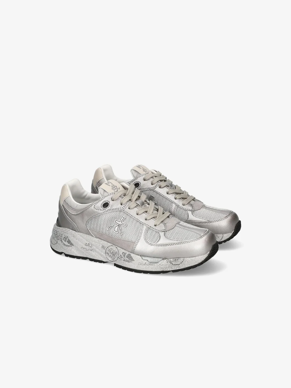 PREMIATA Sneaker Donna MASED VAR 7093 SILVER - Image 5