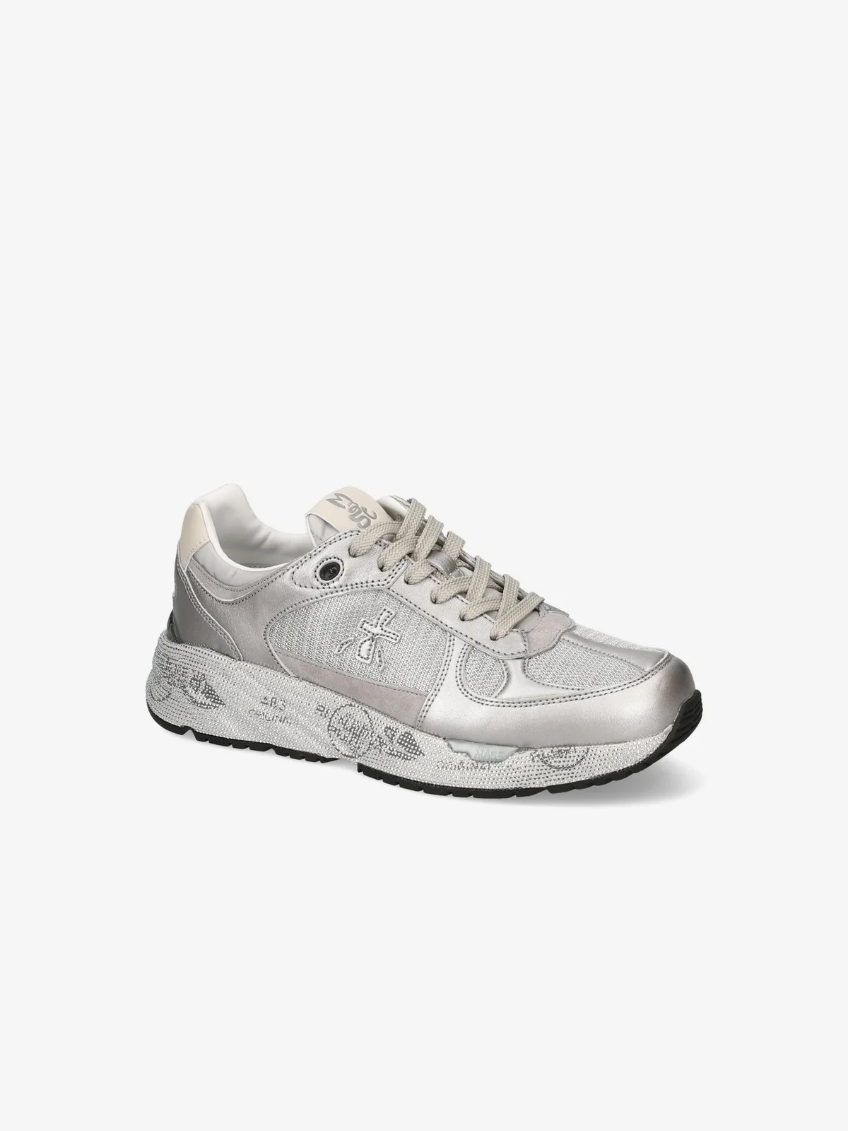 PREMIATA Sneaker Donna MASED VAR 7093 SILVER - Image 6