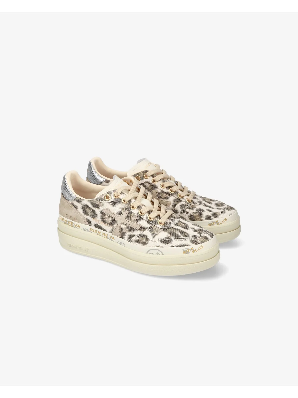 PREMIATA Sneaker Donna MICOL VAR 7444 Beige - Image 2