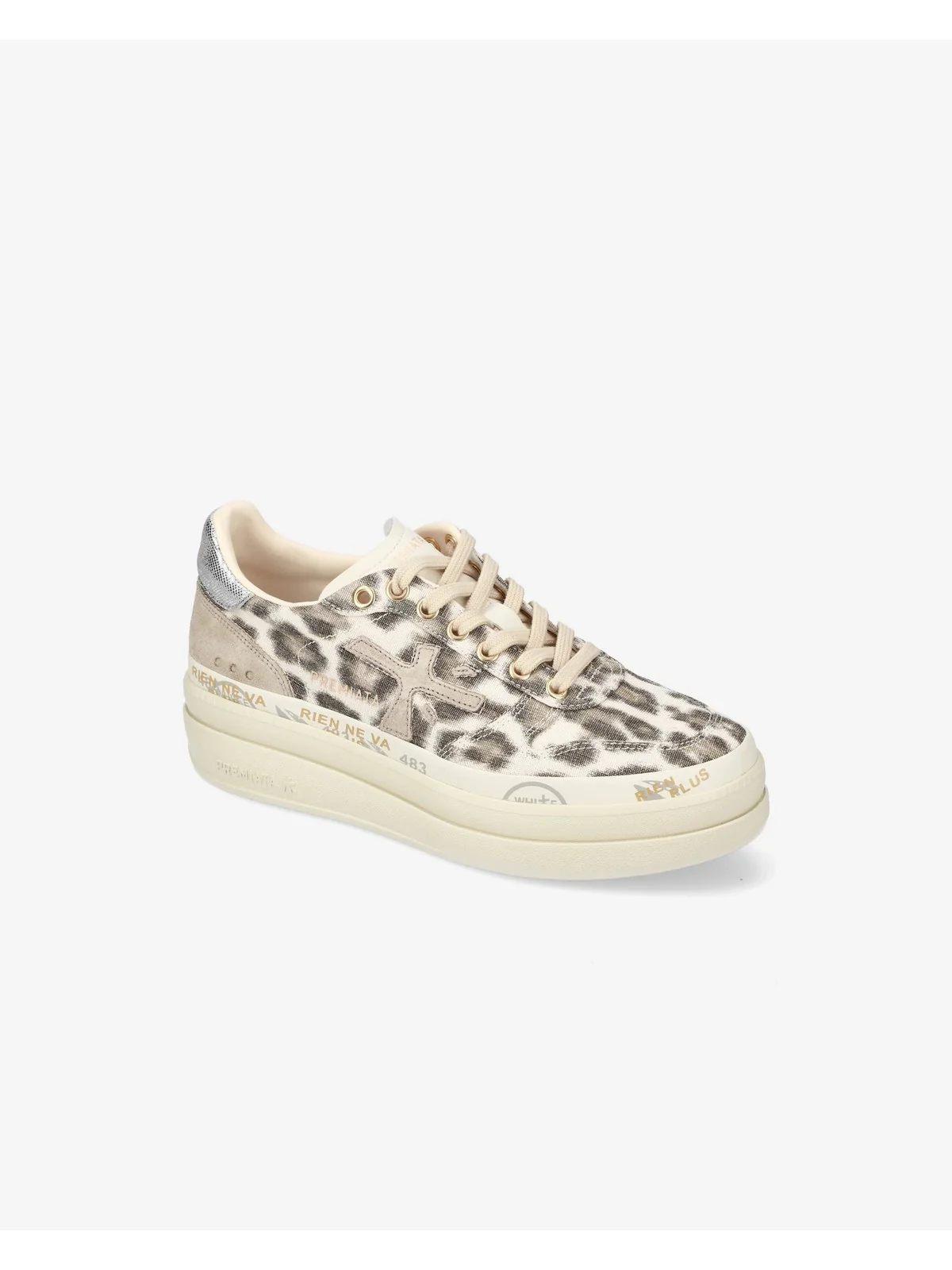 PREMIATA Sneaker Donna MICOL VAR 7444 Beige - Image 5