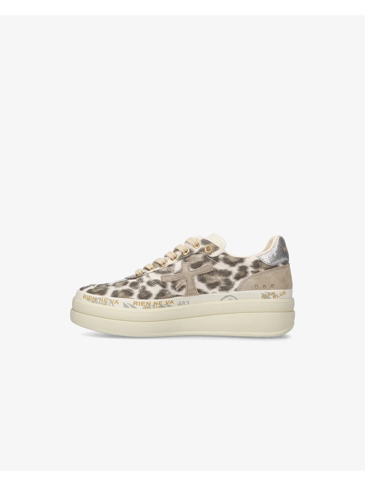 PREMIATA Sneaker Donna MICOL VAR 7444 Beige - Image 6