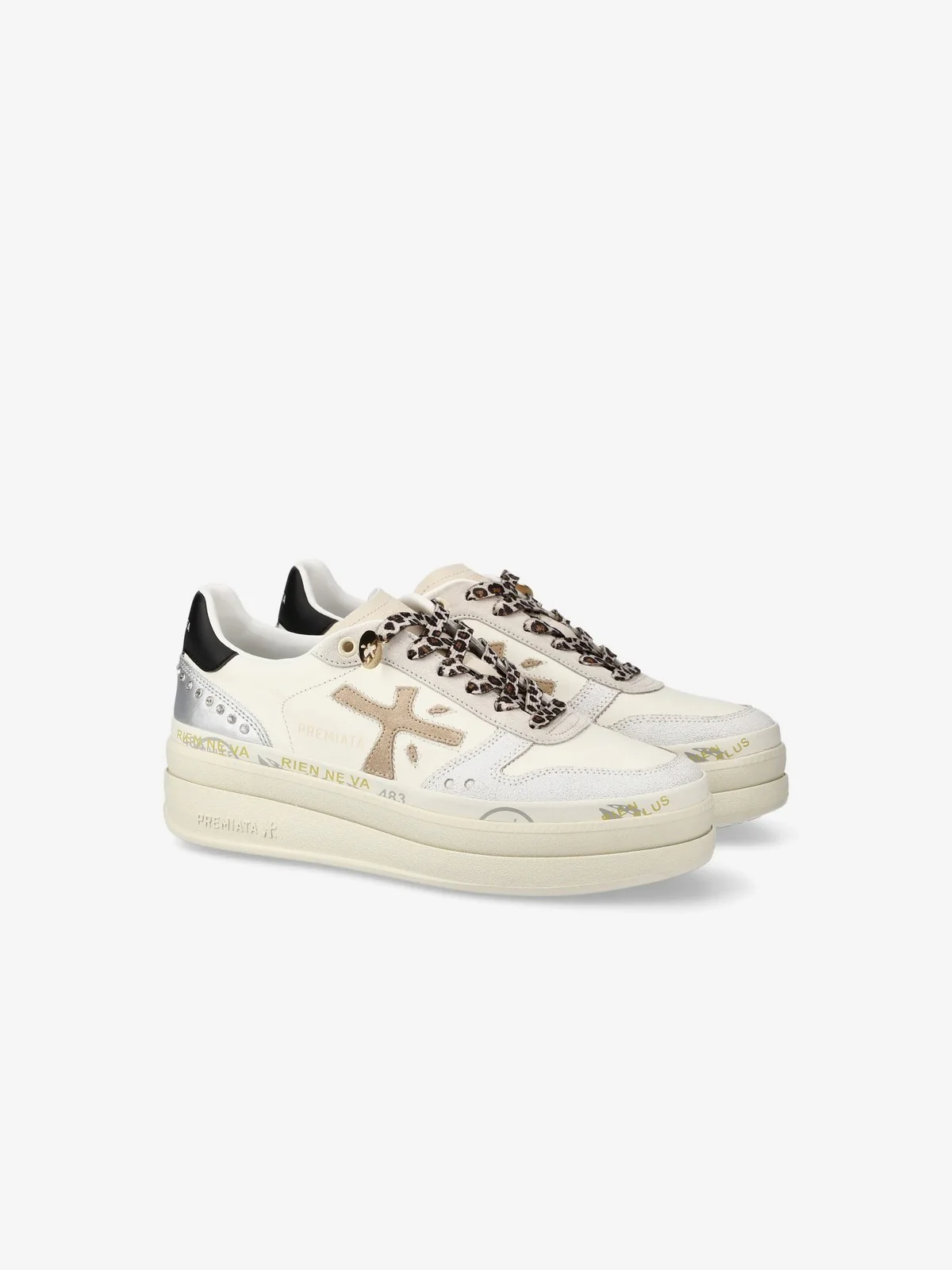 PREMIATA Sneaker Donna  MICOL VAR 7751 Beige - Image 5