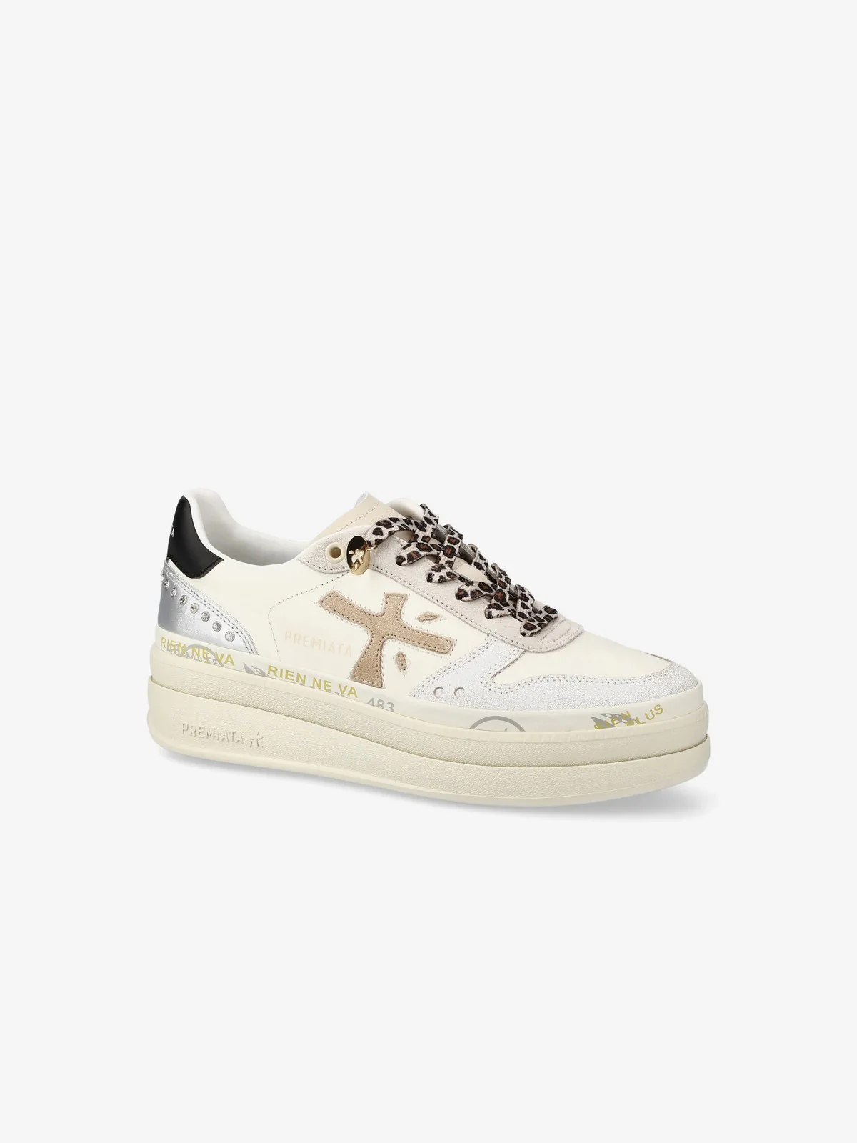 PREMIATA Sneaker Donna  MICOL VAR 7751 Beige - Image 6