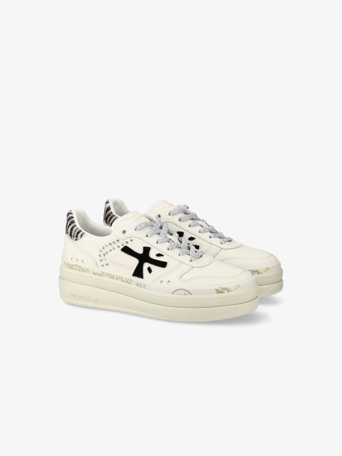 PREMIATA Sneaker Donna  MICOL VAR 7752 off white - Image 5
