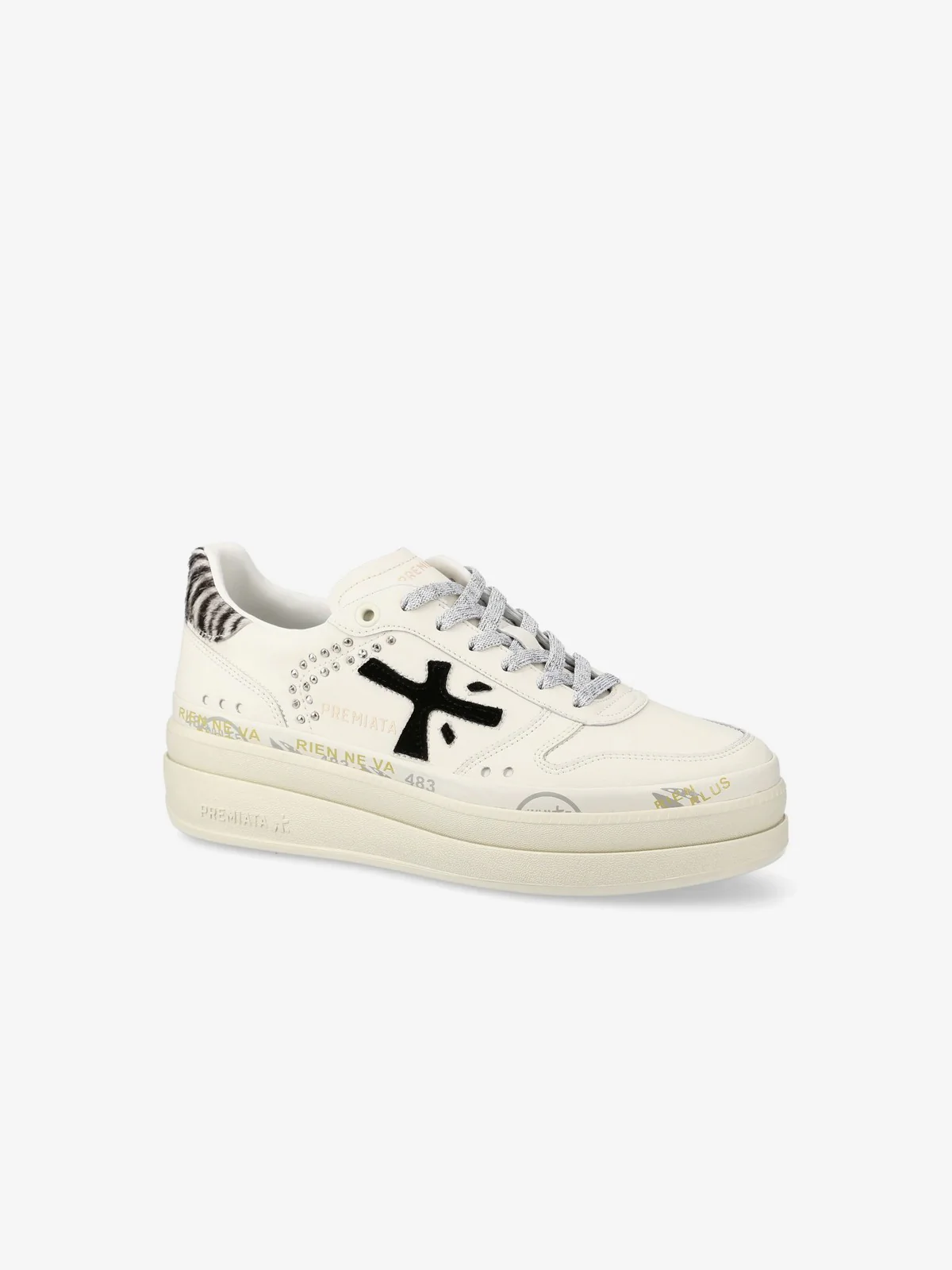 PREMIATA Sneaker Donna  MICOL VAR 7752 off white - Image 6