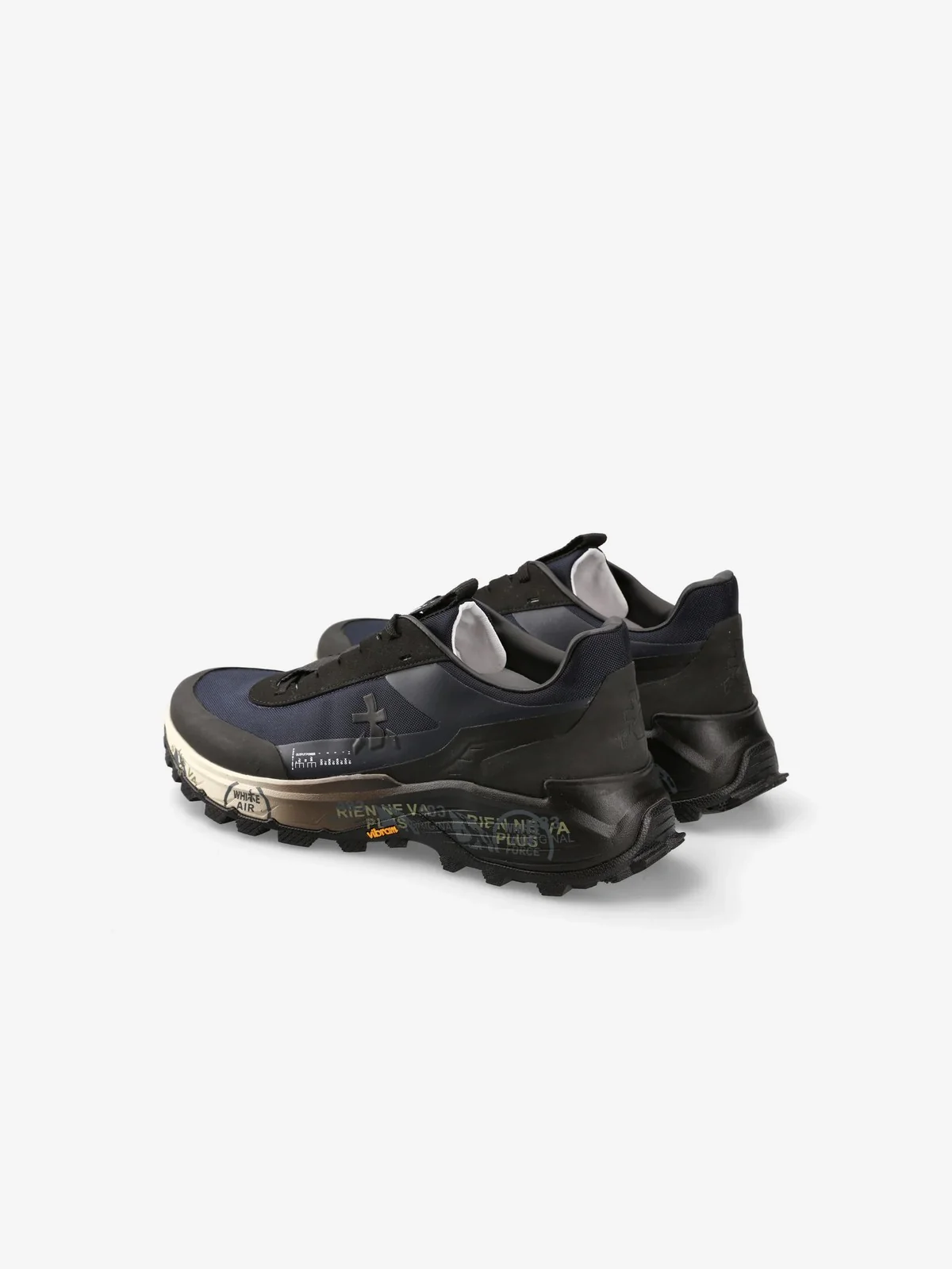 PREMIATA Sneaker Uomo DEVIN VAR 435 BLUE/BLACK - Image 3