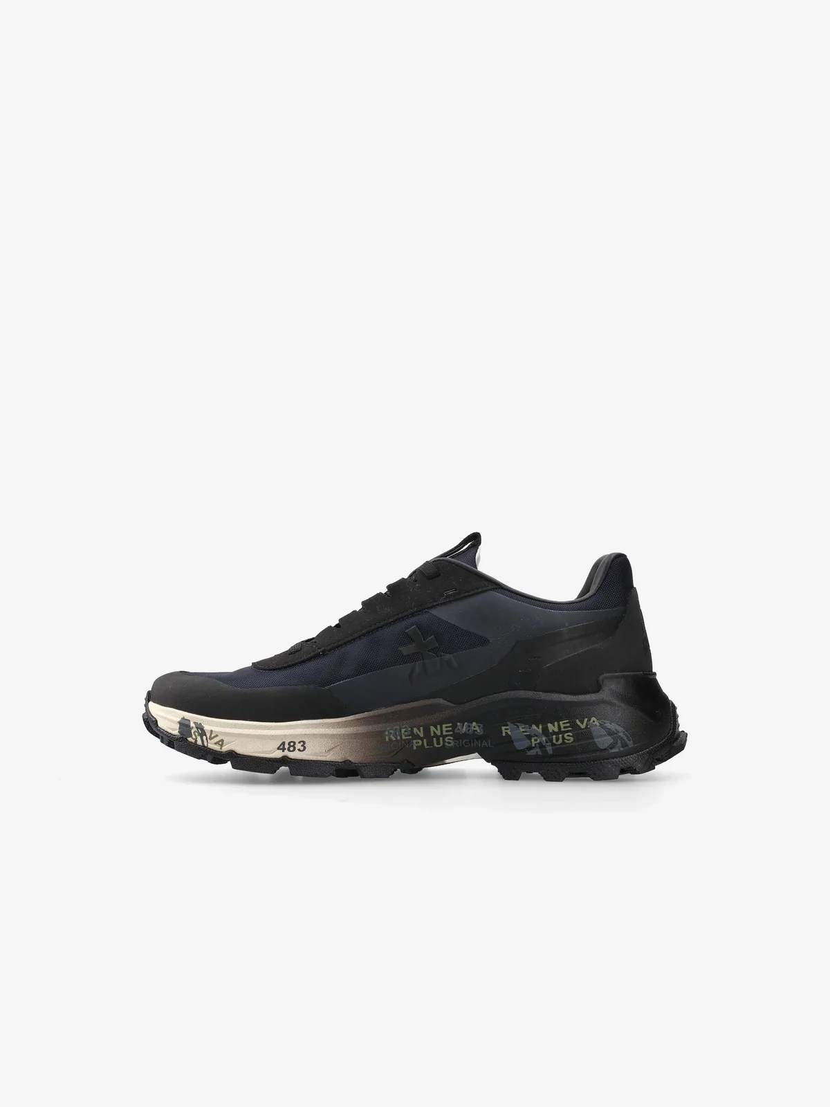 PREMIATA Sneaker Uomo DEVIN VAR 435 BLUE/BLACK - Image 5