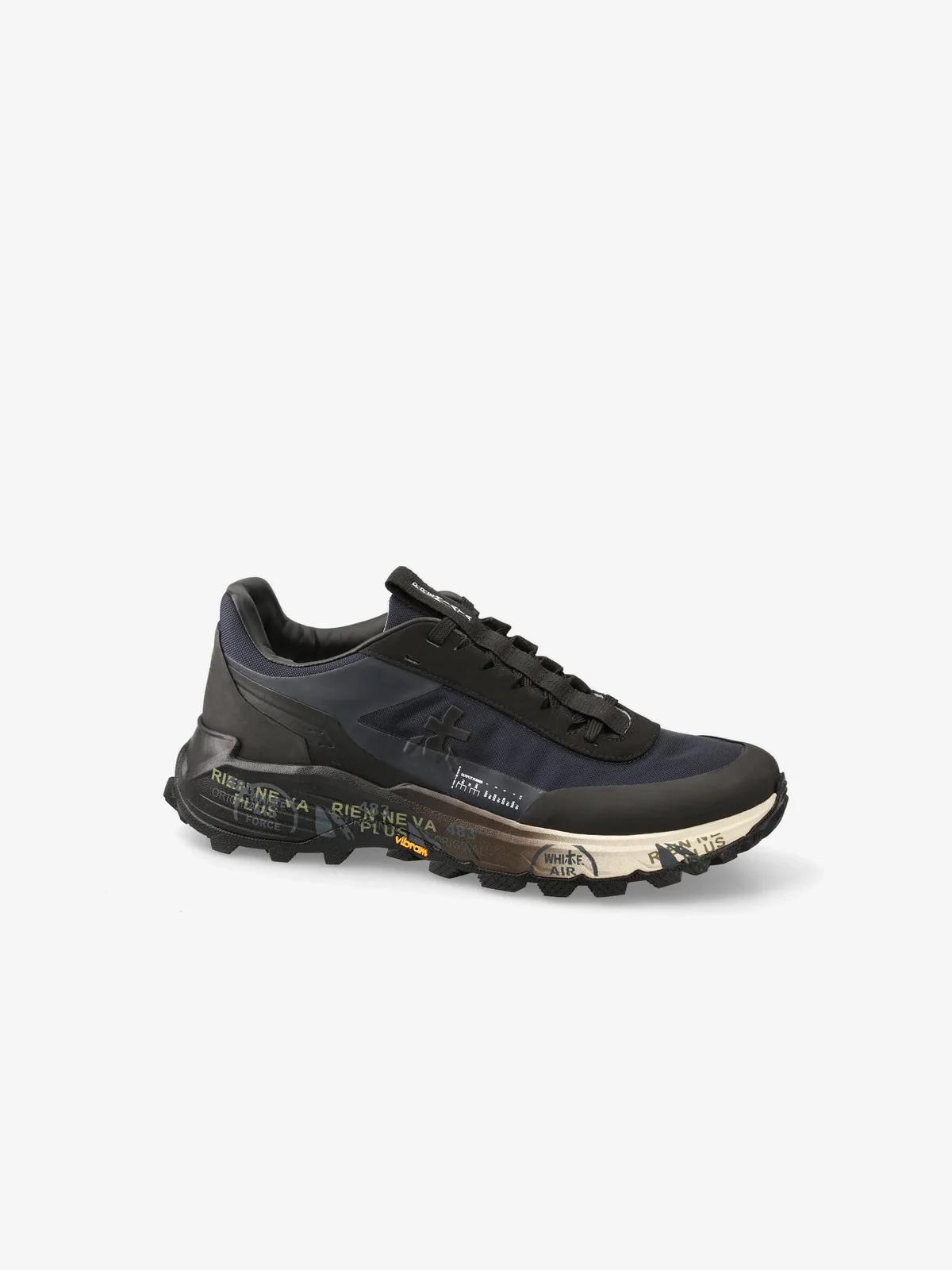 PREMIATA Sneaker Uomo DEVIN VAR 435 BLUE/BLACK - Image 6