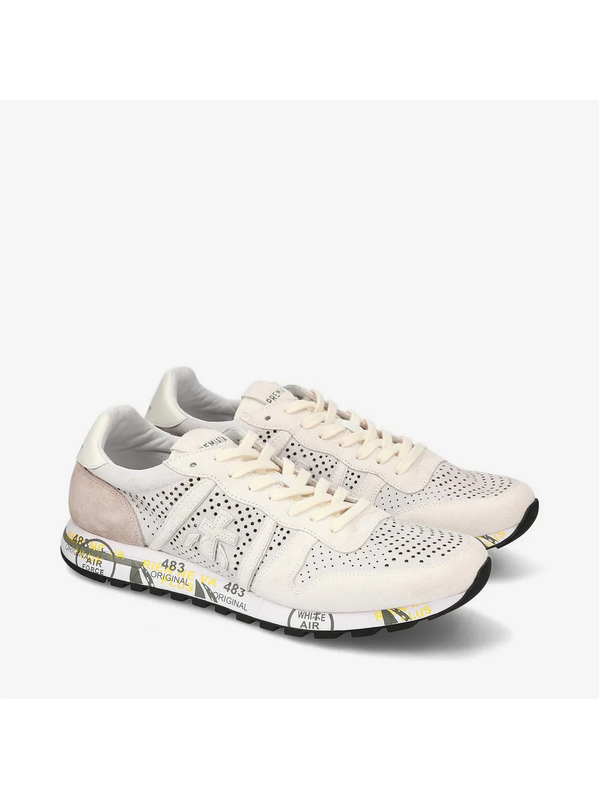 PREMIATA Sneaker Uomo ERIC VAR 6606 Bianco - Image 4