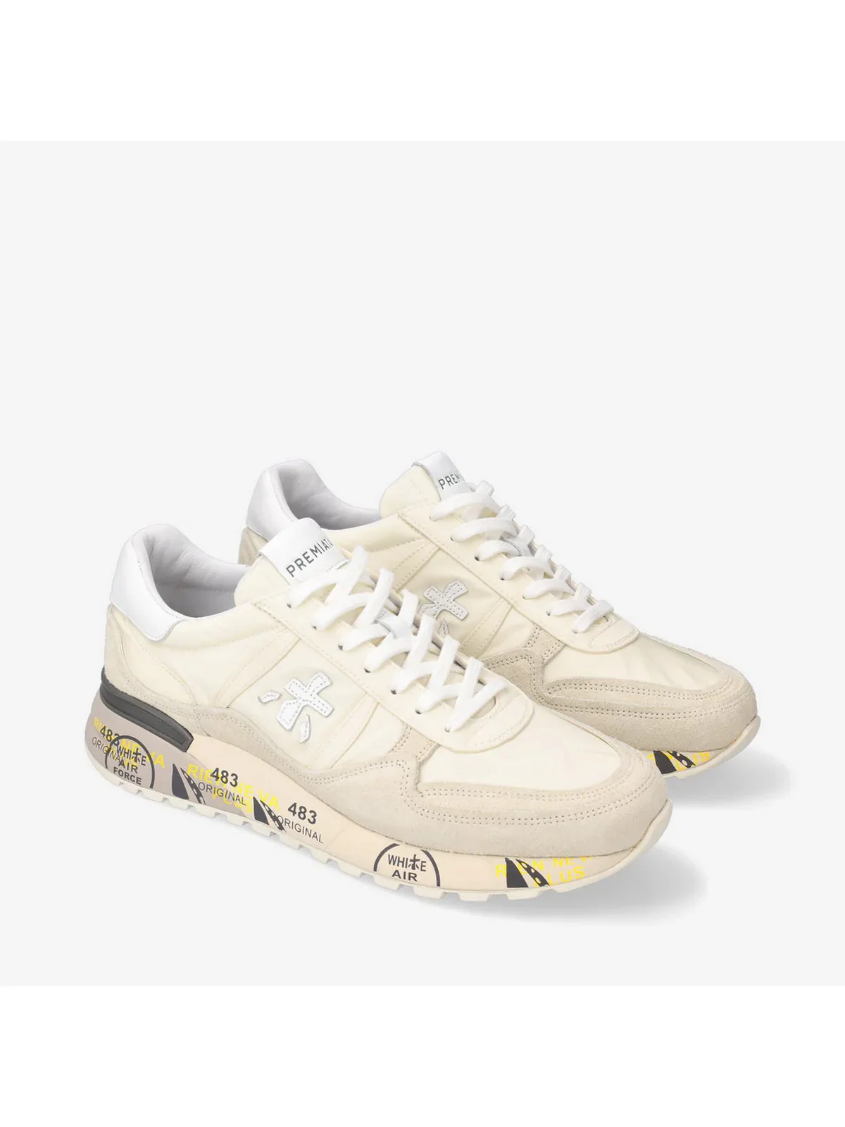 PREMIATA Sneaker Uomo  LANDECK VAR 6136 Bianco - Image 4