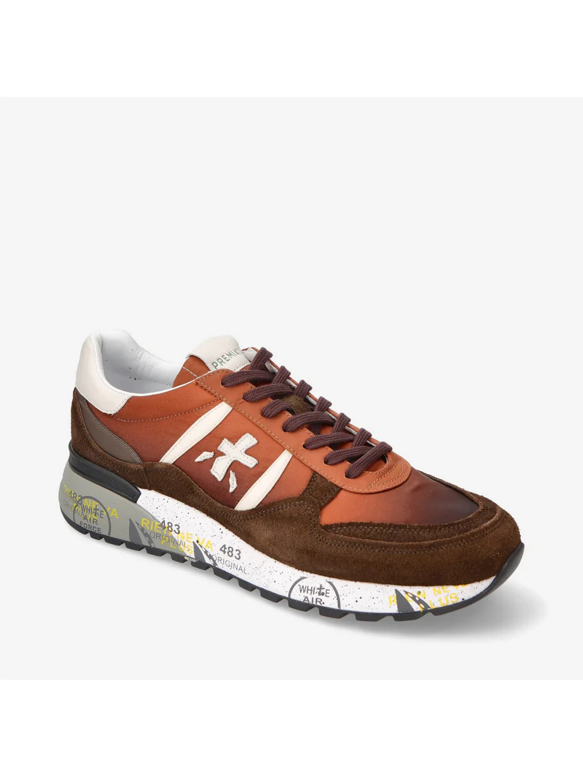 PREMIATA Sneaker Uomo  LANDECK VAR 6405 Marrone - Image 3