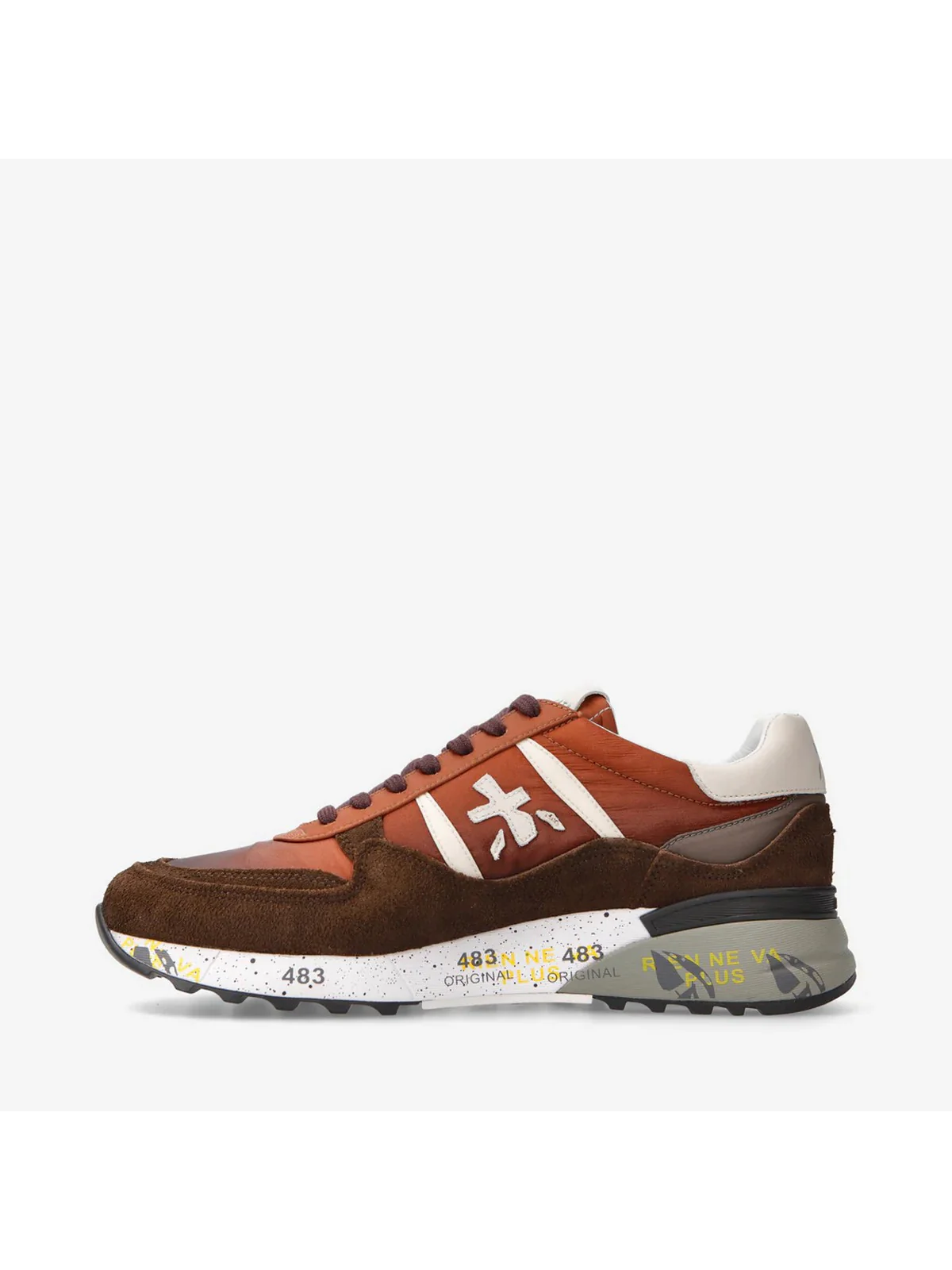 PREMIATA Sneaker Uomo  LANDECK VAR 6405 Marrone - Image 4