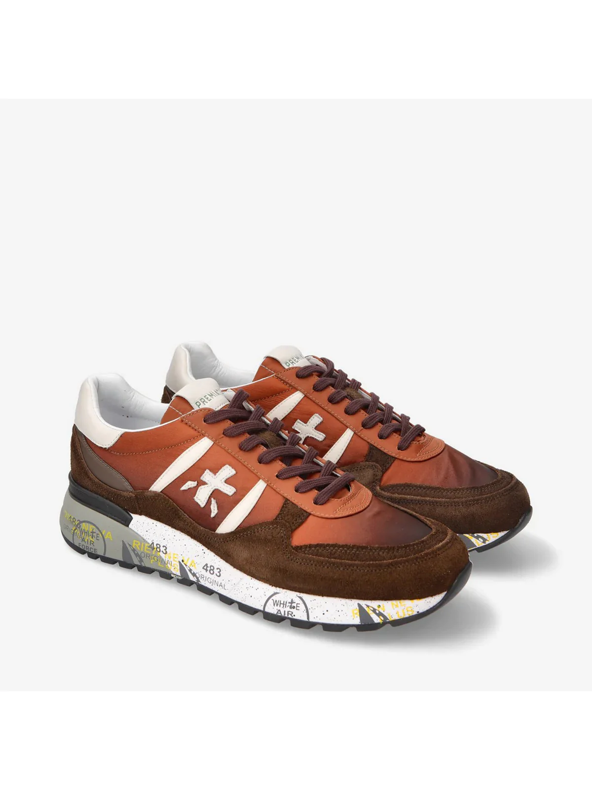 PREMIATA Sneaker Uomo  LANDECK VAR 6405 Marrone - Image 5