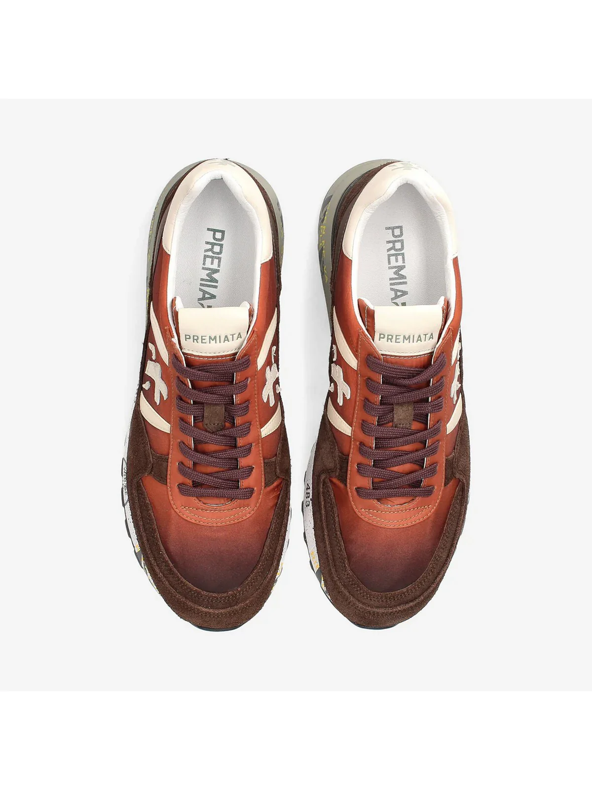 PREMIATA Sneaker Uomo  LANDECK VAR 6405 Marrone - Image 7