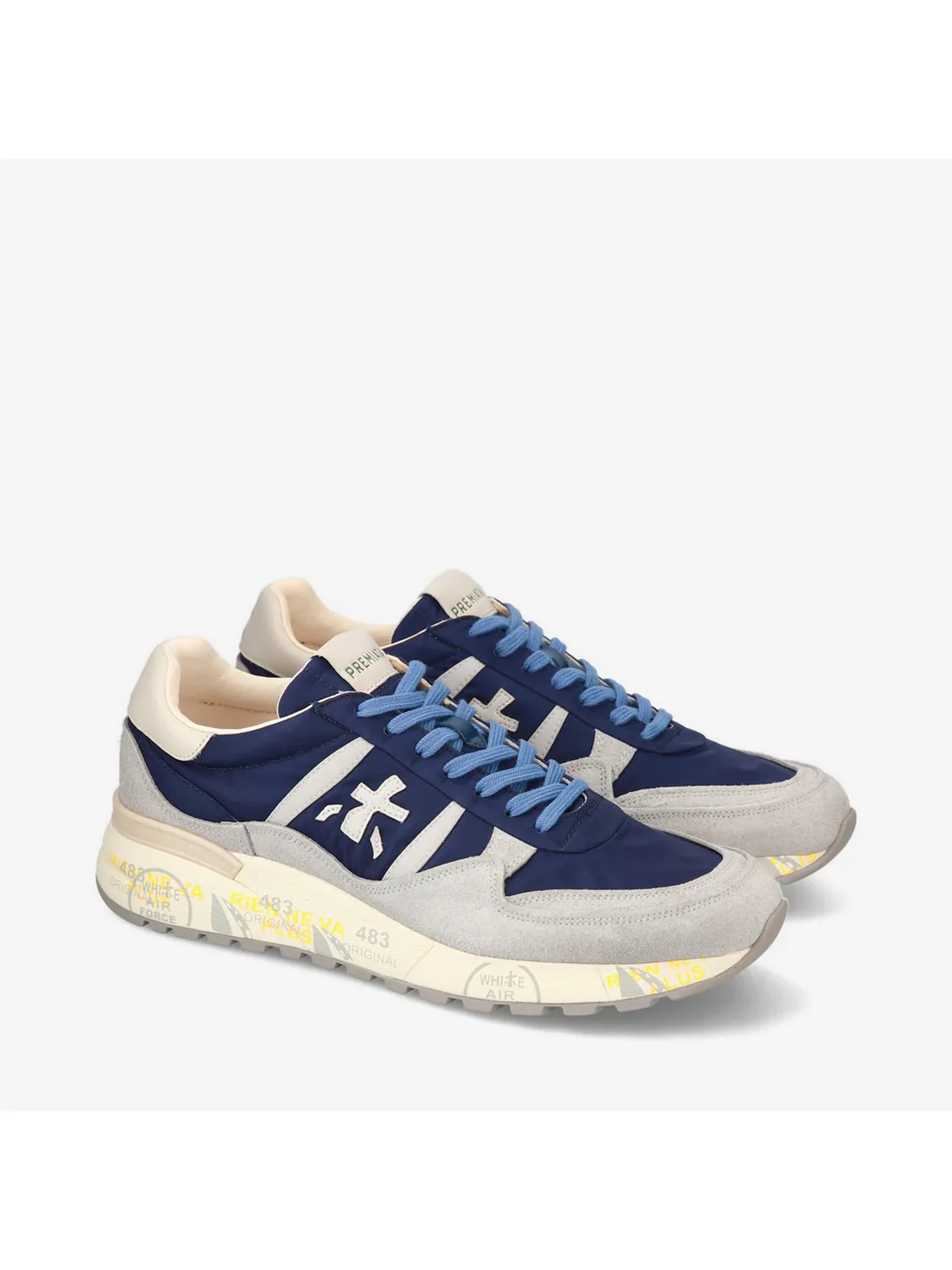 PREMIATA Sneaker Uomo  LANDECK VAR 6631 Blu - Image 3