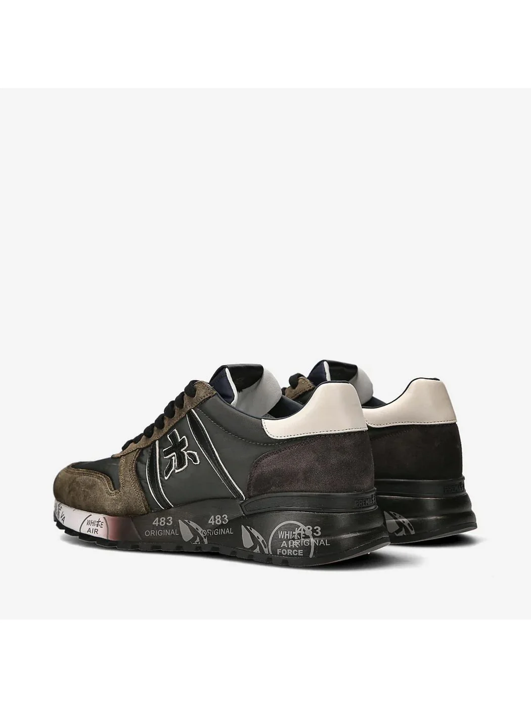 PREMIATA Sneaker Uomo LANDER VAR 5896 Grigio - Image 3