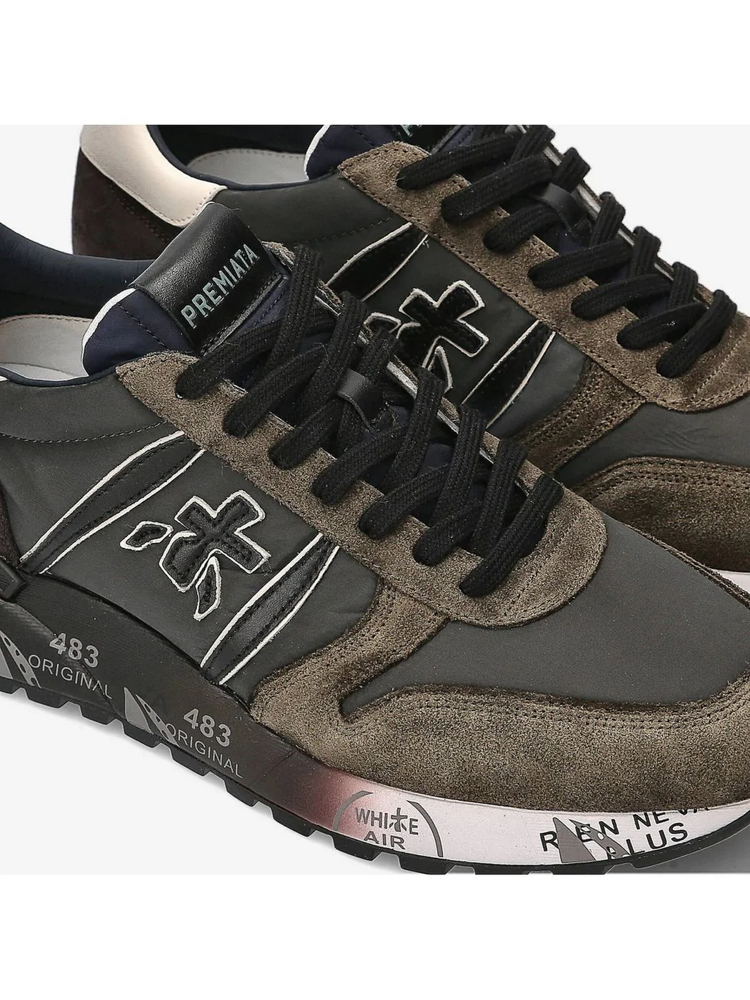 PREMIATA Sneaker Uomo LANDER VAR 5896 Grigio - Image 4